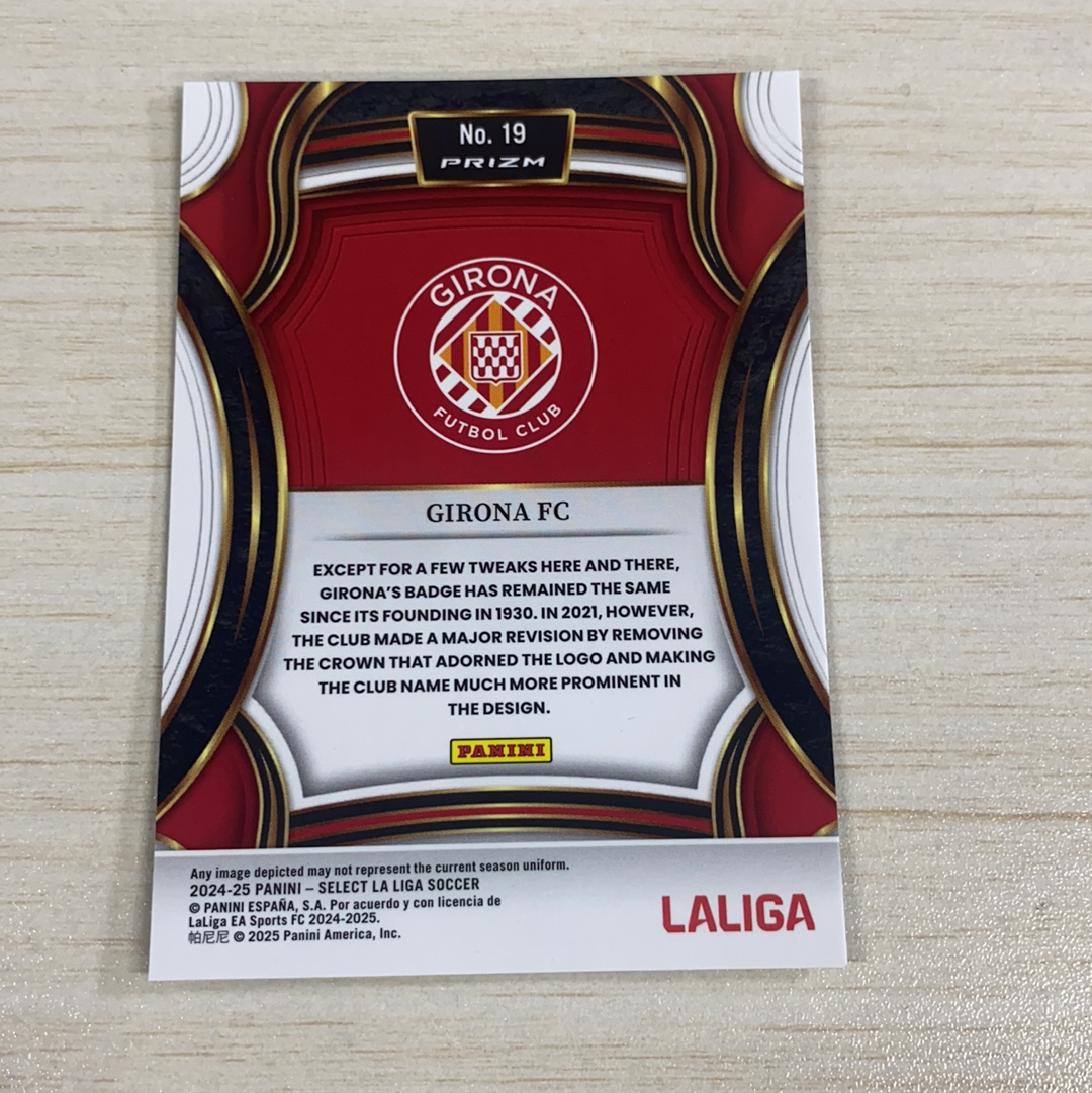 【小牛代拍】2024-25 Panini Select 西甲 Girona FC 吉罗纳 队徽队标 大比例SP箱货 卡品如图(一哥)