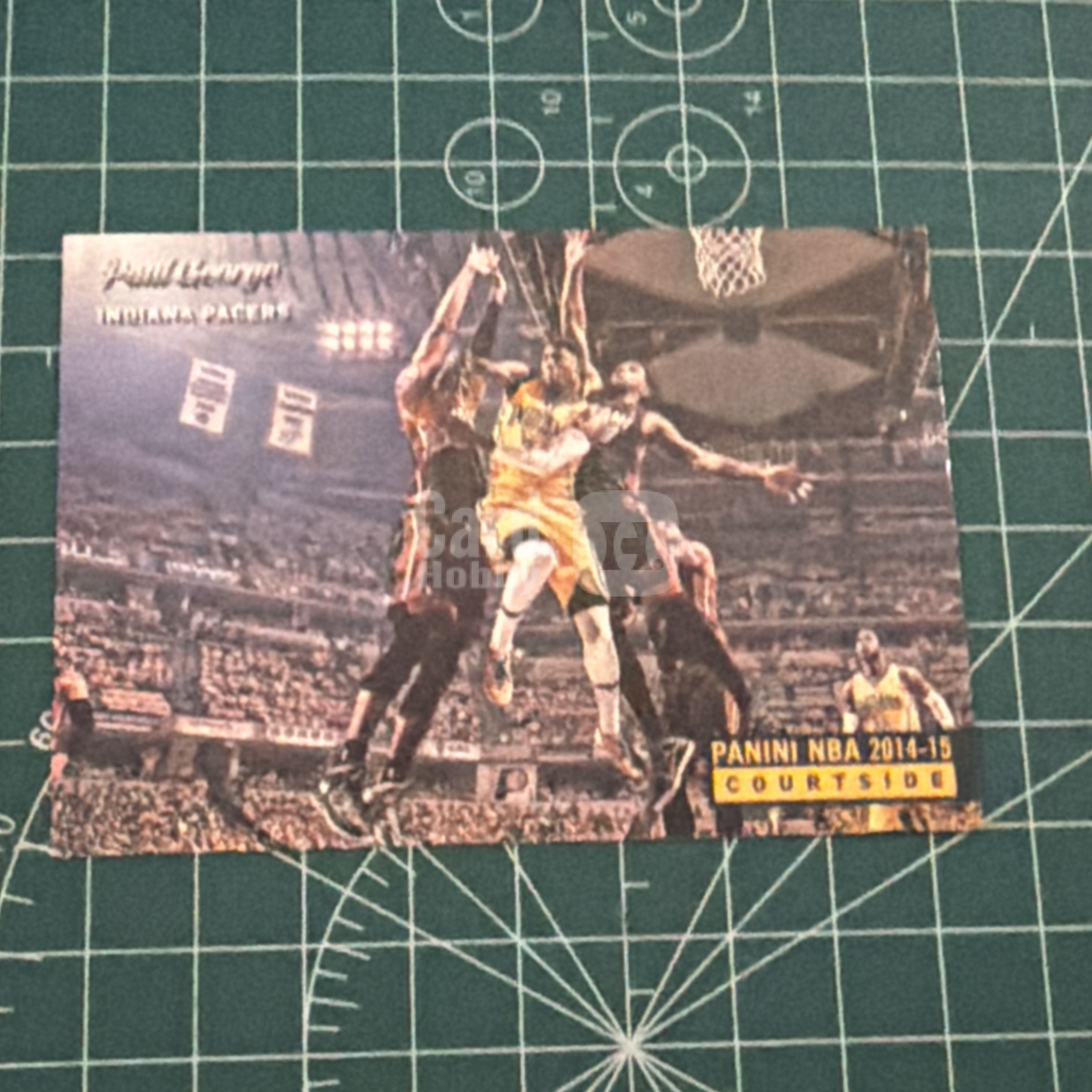 2014-15 Panini S.p.A Paul George 中雅图/中亚图 保罗乔治 泡椒 横版特卡 场边 小聚光灯 老卡 绝版卡 稀有大比例