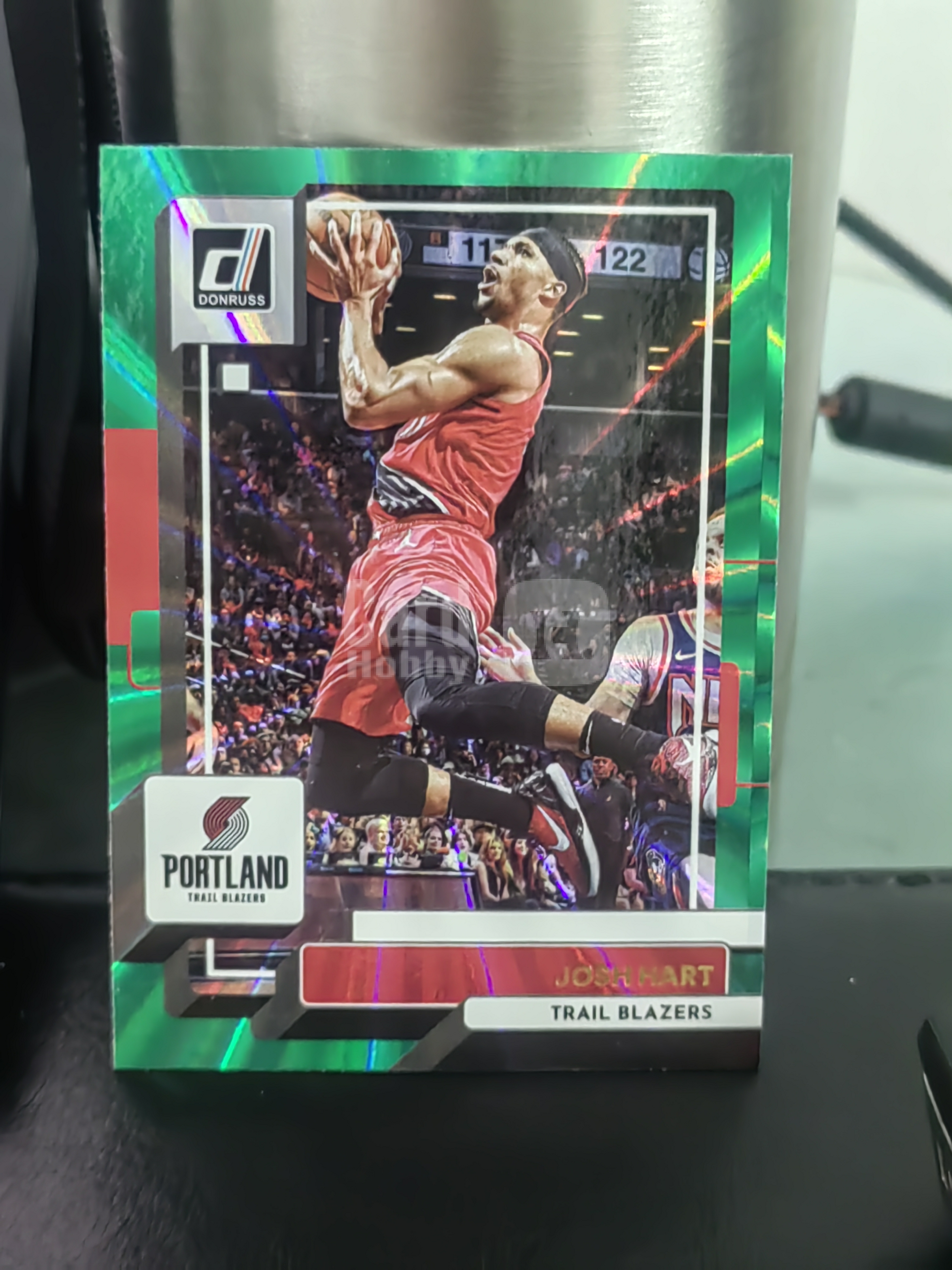 2022-23 Panini Donruss Josh Hart 杜蕾斯 约什 哈特 开拓者 绿佛光折 篮 白边白角 卡品如图 不保卡品