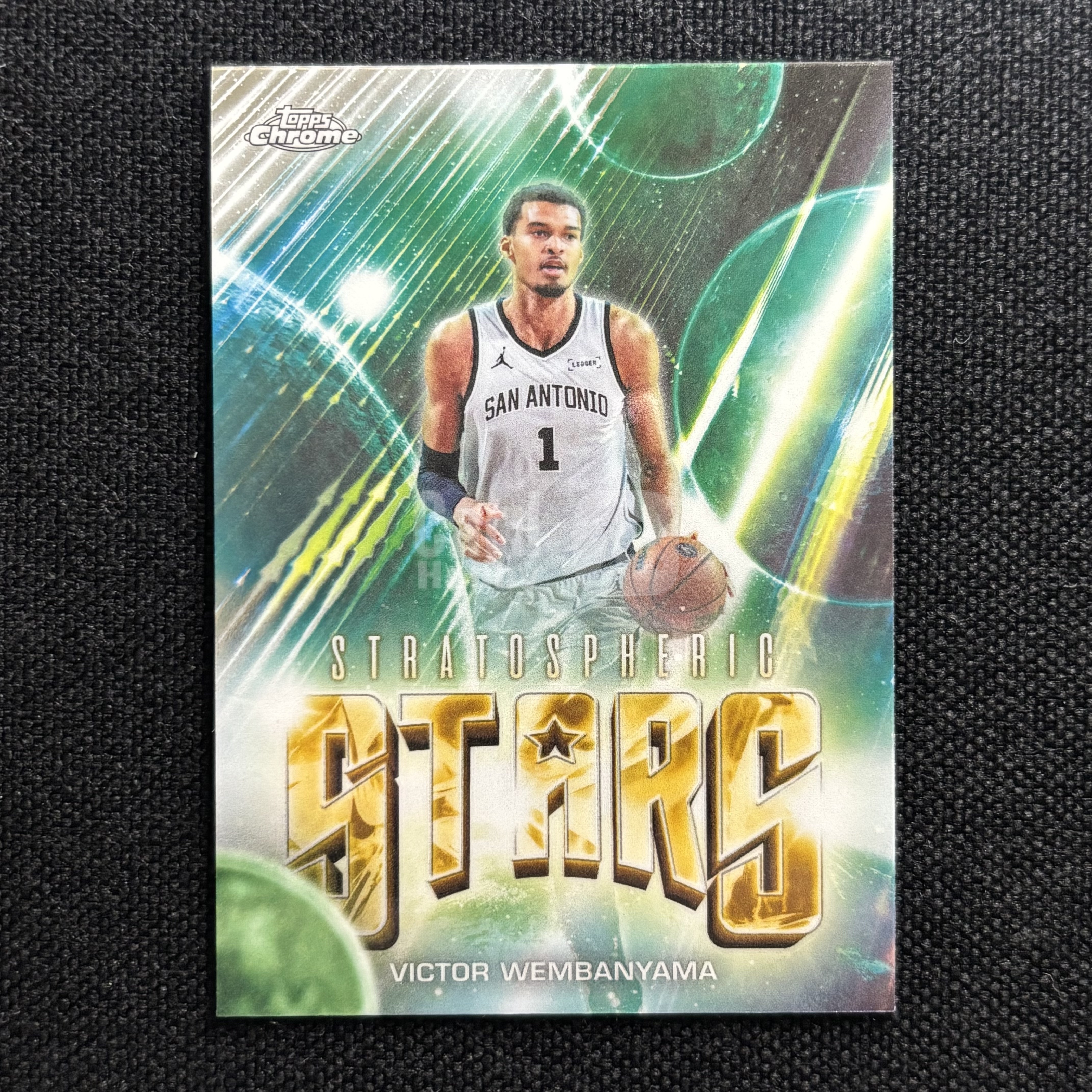2025-26 Topps Chrome Victor Wembanyama 文班亚马 Stars特卡 马刺 TCU 无明显瑕疵不保卡品【小涛代卖】#冠希