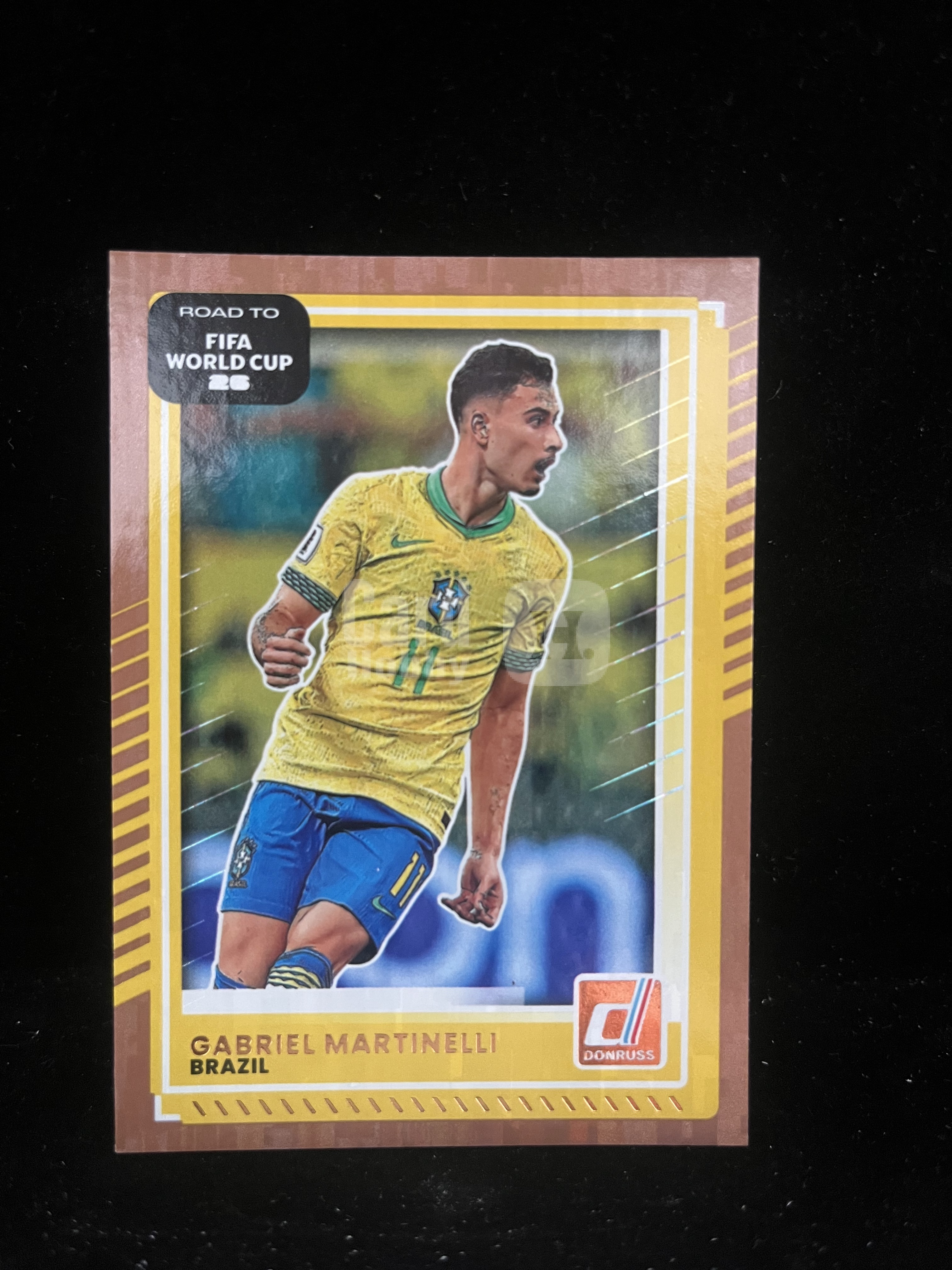 免费代拍 2025 Donruss FIFA World Cup 马丁内利 Gabriel Martinelli 折射 卡品如图#C917