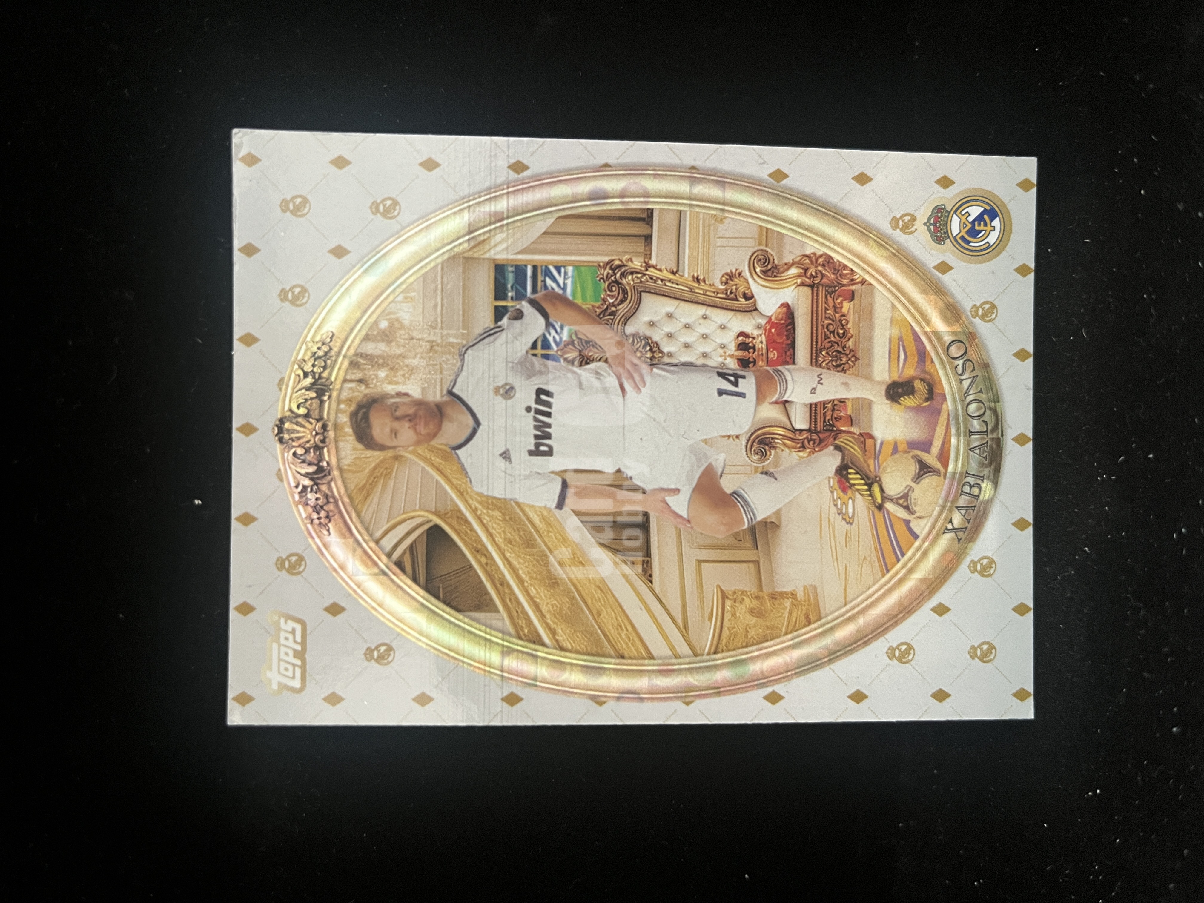 免费代拍 Topps Real Madrid Fan Set 西甲 哈维·阿隆索 Xabi Alonso 折射 卡品如图#I154