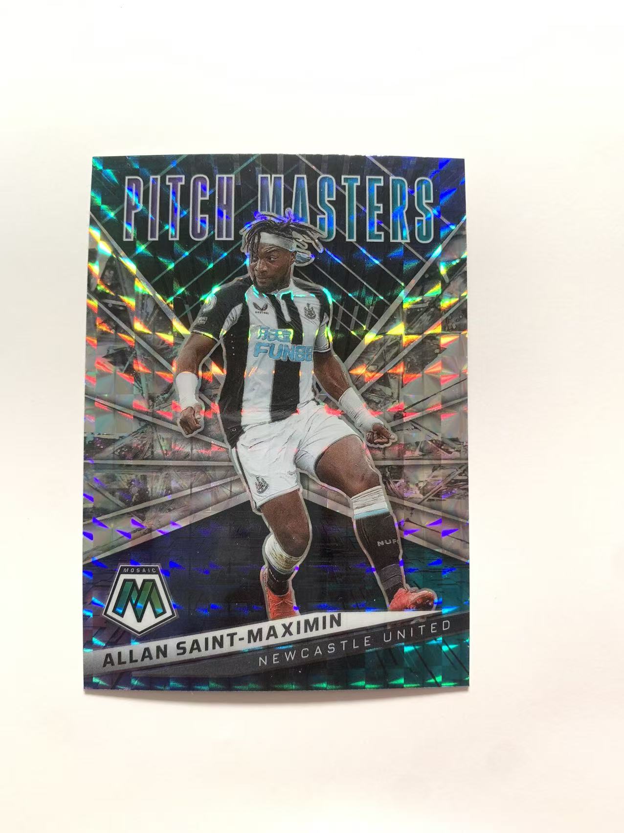 2021-22 Panini Mosaic Allan Saint-Maximin 纽卡斯尔联 圣马克西曼 马赛克 Pitch Masters 大师特卡 问问