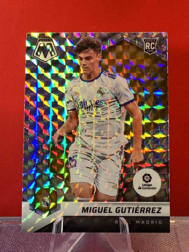 （老末代拍)E07 2021-22 Panini Mosaic Miguel Gutierrez RC  皇家马德里 新秀 米格尔 古铁雷斯 西甲 马赛克编年史 银马赛克折 顺丰寄付 免费代拍