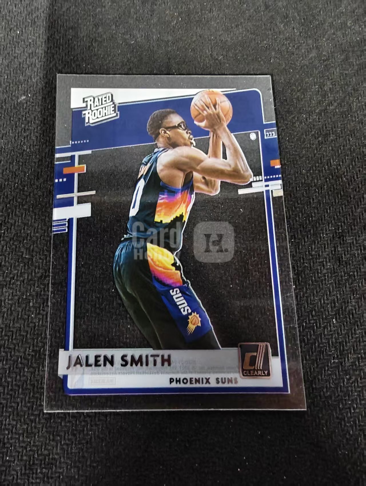 2020-21 Panini Clearly Donruss Jalen Smith 杰伦 史密斯 太阳 rc新秀 杜蕾斯 胶片 划痕 边角瑕疵 #85