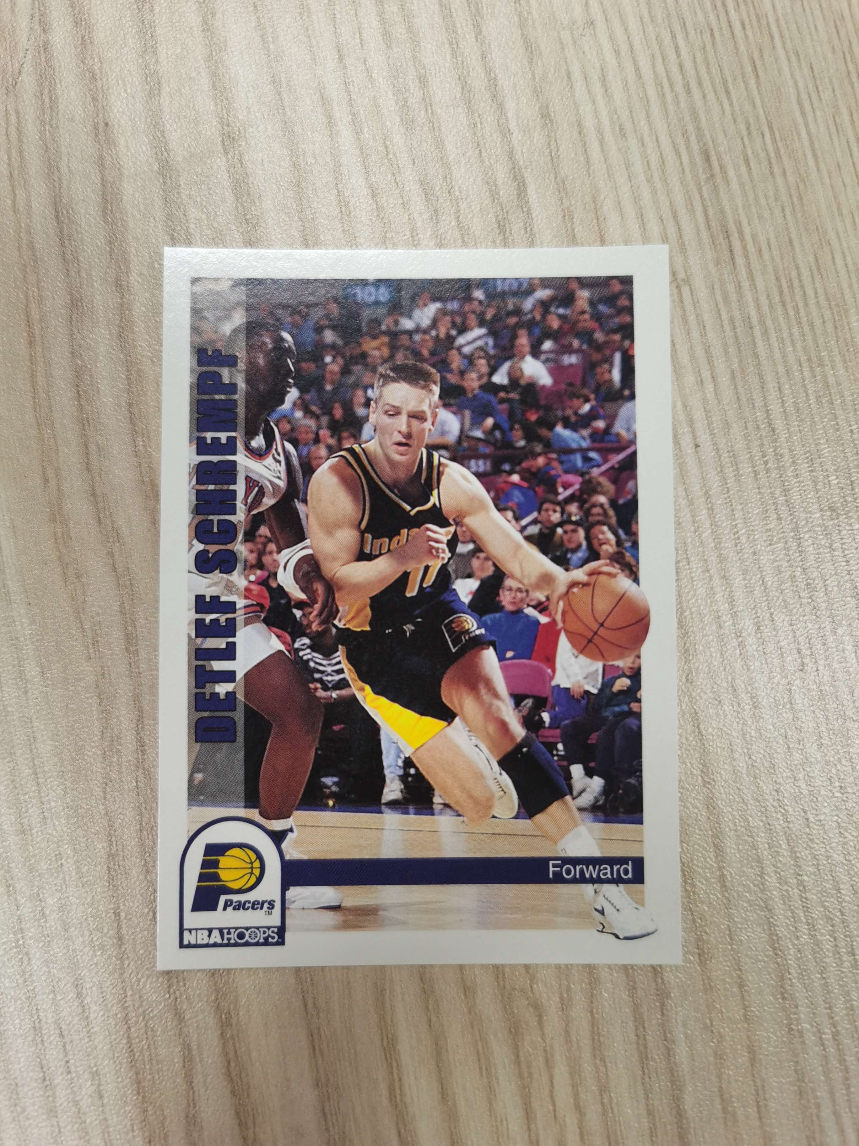 1992-93 SkyBox Base Detlef Schrempf 1992-93 德特雷夫·施拉姆夫 skybox #94 初代德国战车 被独行侠(小牛)选中 3届全明星 步行者 极具收藏价值