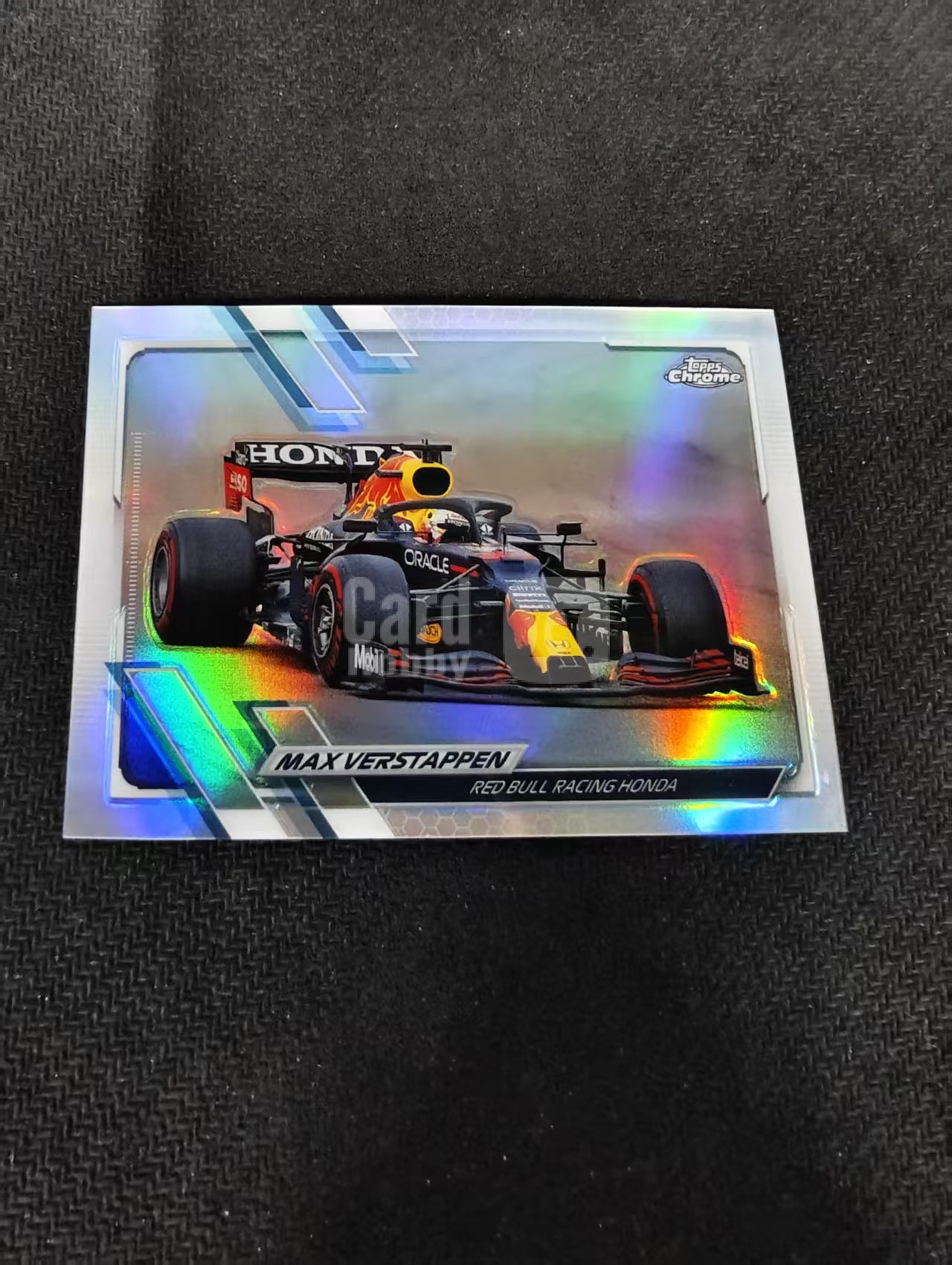 2021 Topps Chrome Max Verstappen F1 维斯塔潘 红牛 银折 划痕 边角瑕疵 #98