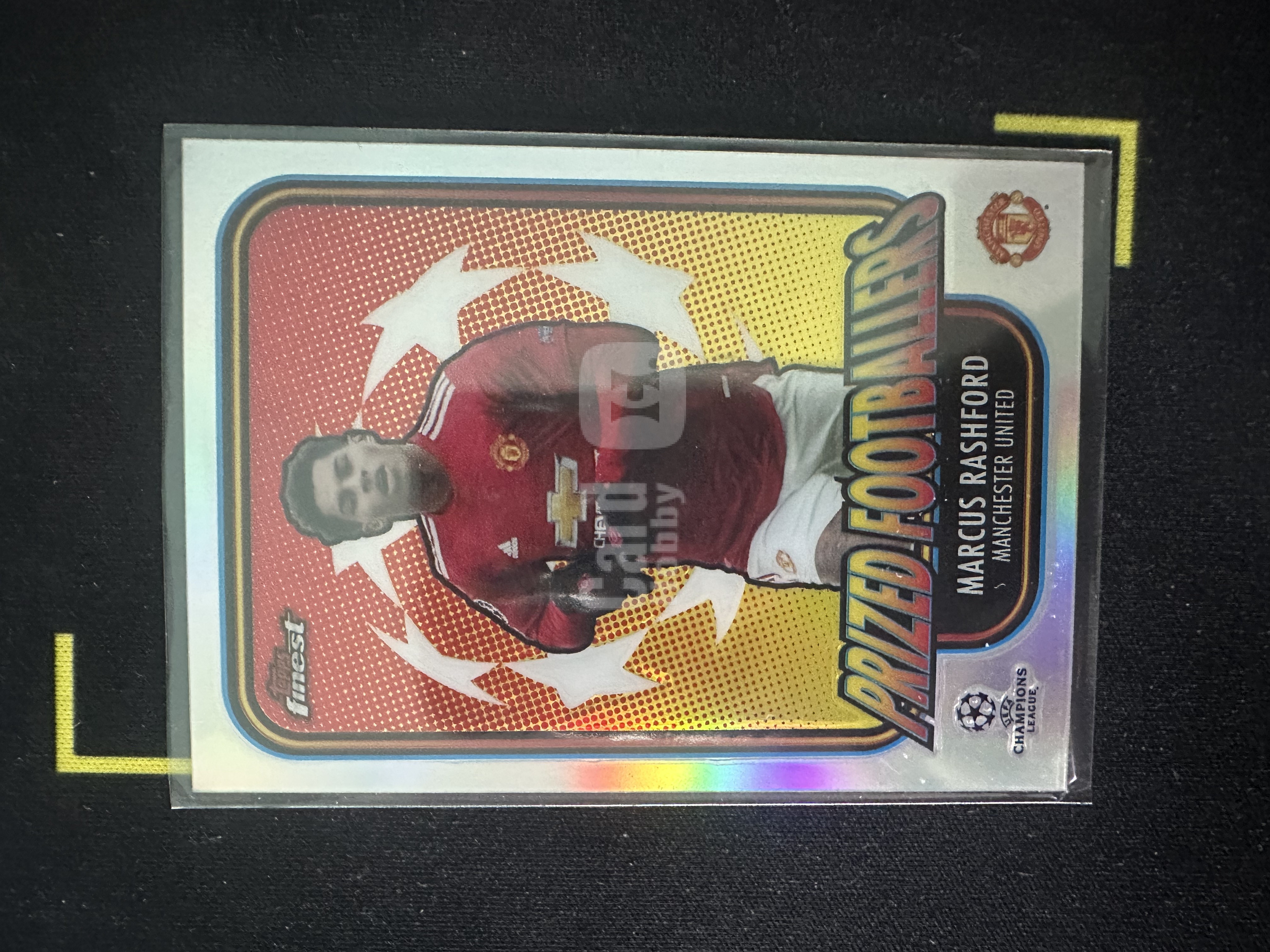 2021 Topps Finest Marcus Rashford 欧冠系列 拉什福德 曼联 银折