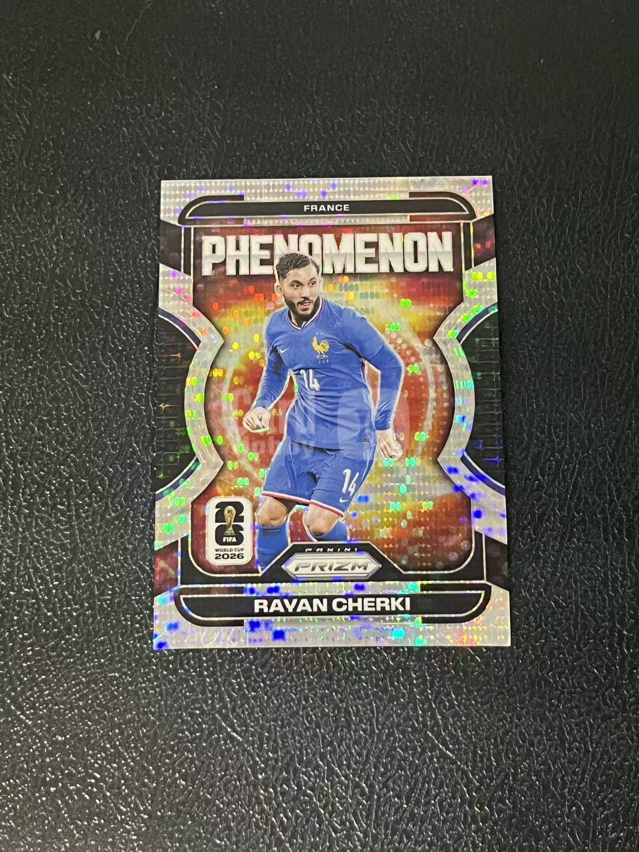 2026 Panini World Cup Prizm Rayan Cherki 谢尔基 曼城 特卡 脉冲折 法国 世界杯 银折 实卡精美 卡品如图 LA-5