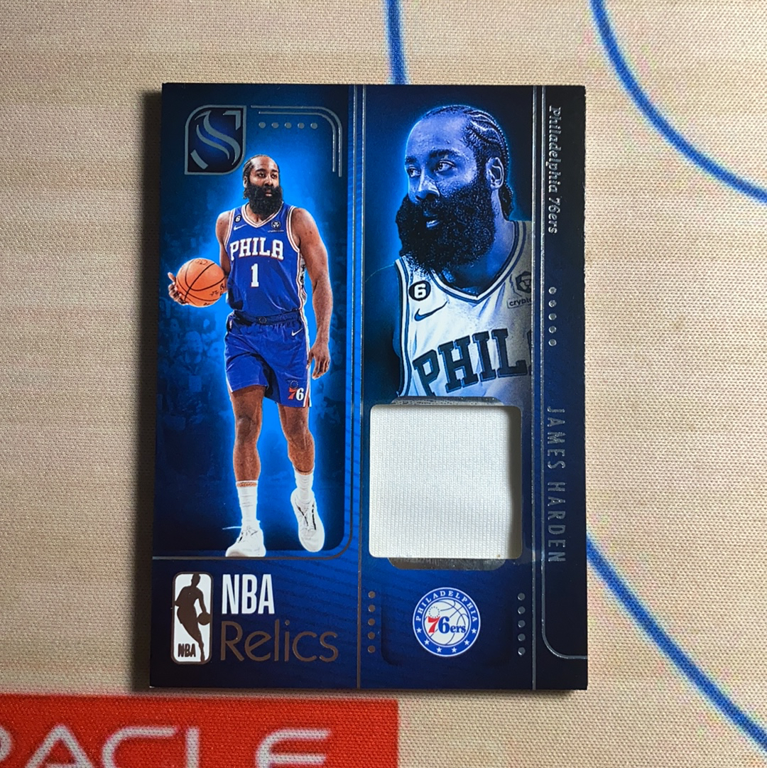2024-25 Panini Silhouette James Harden 银平行 76人 詹姆斯 哈登 小窗物料 亲穿gu 剪影系列 卡品如图 凑套必备