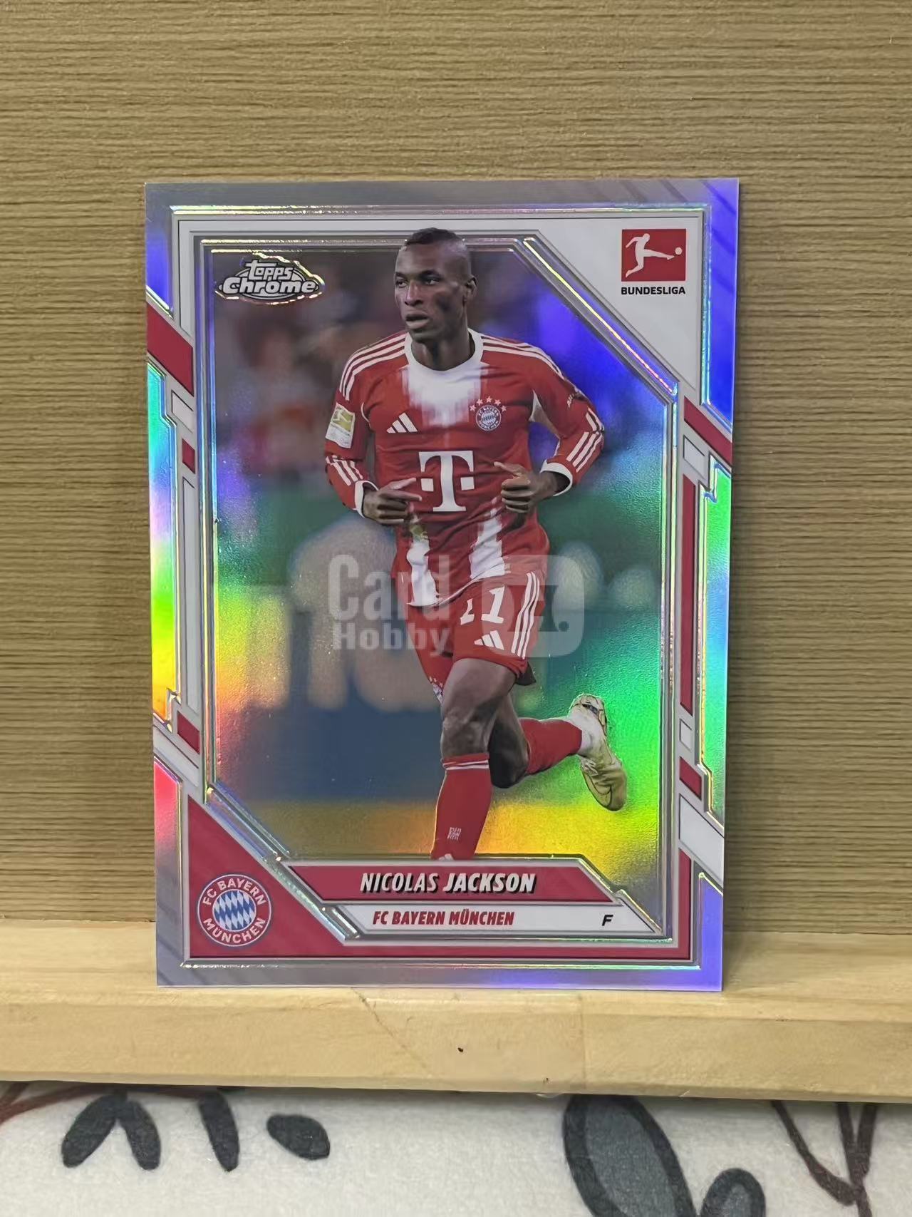 2026 Topps Chrome nicolas jackson 尼古拉斯 杰克逊 拜仁 银折 德甲 实卡精美 卡品如图 LZL7