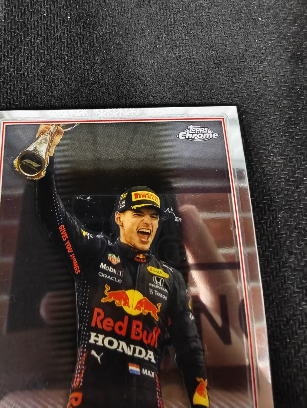 2022 Topps Chrome F1 Max Verstappen 维斯塔潘 红牛 划痕 边角瑕疵 #172