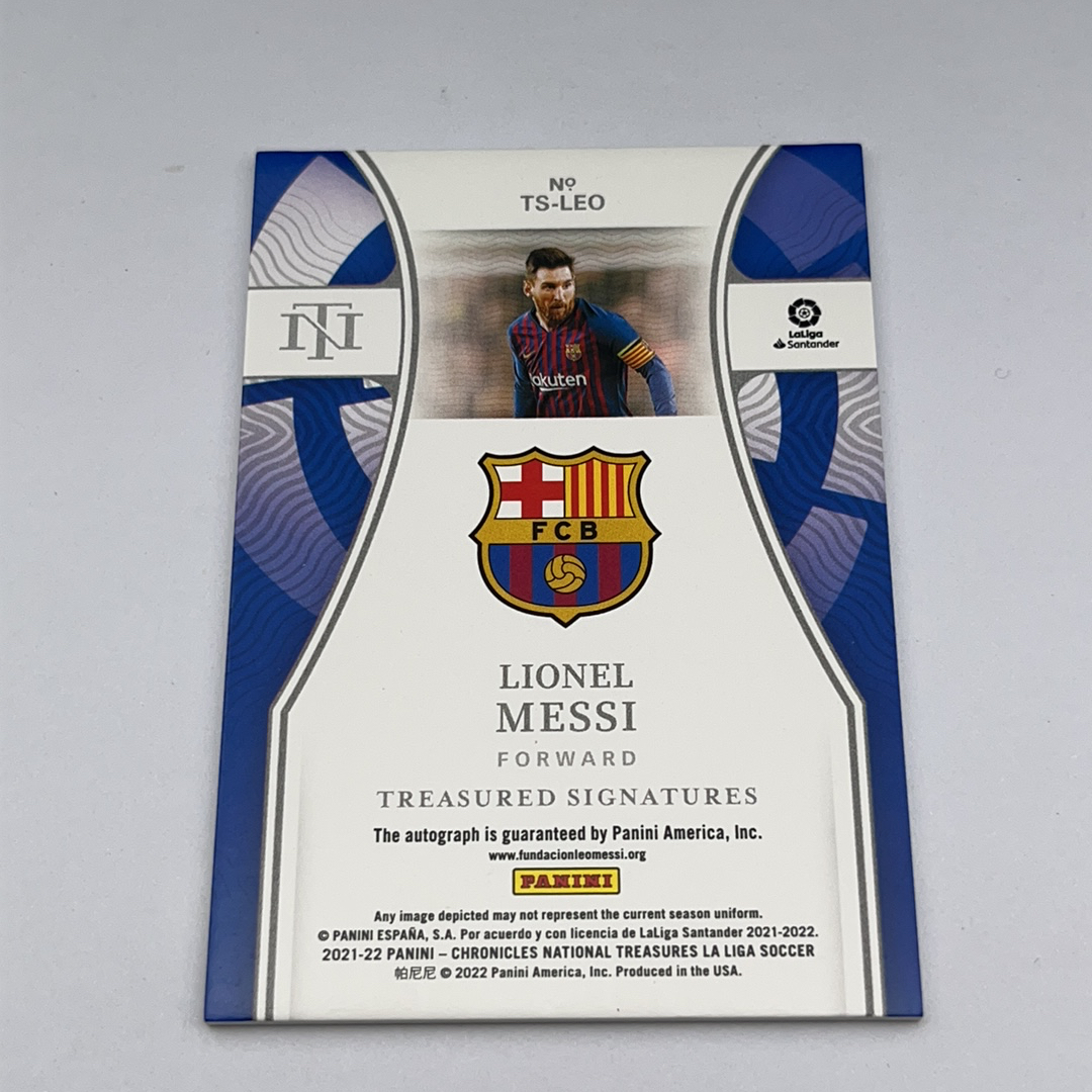 Mesi Ss 2021-22 Panini Chronicles Lionel Messi 【SS】编年史 国宝 西甲 巴萨巴塞罗那 传奇 球王 梅西 签字 ...