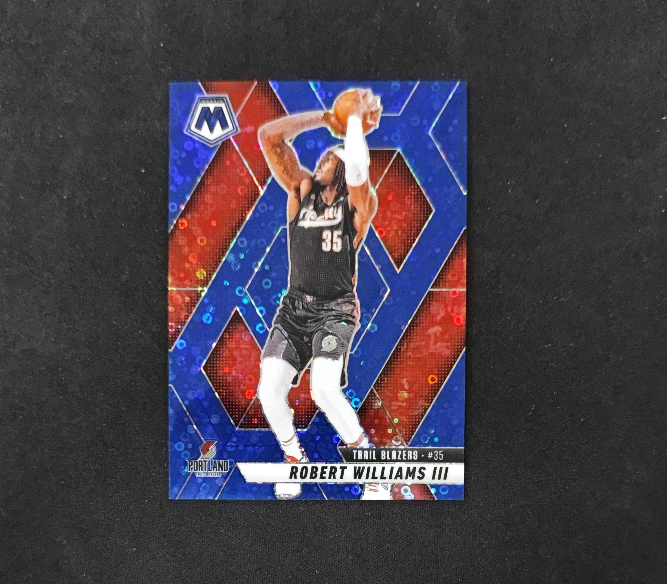 2024-25 Panini Mosaic Robert Williams III 【SC拍卖】马赛克 开拓者 威廉姆斯 85编 蓝泡泡 收藏必备(我科)