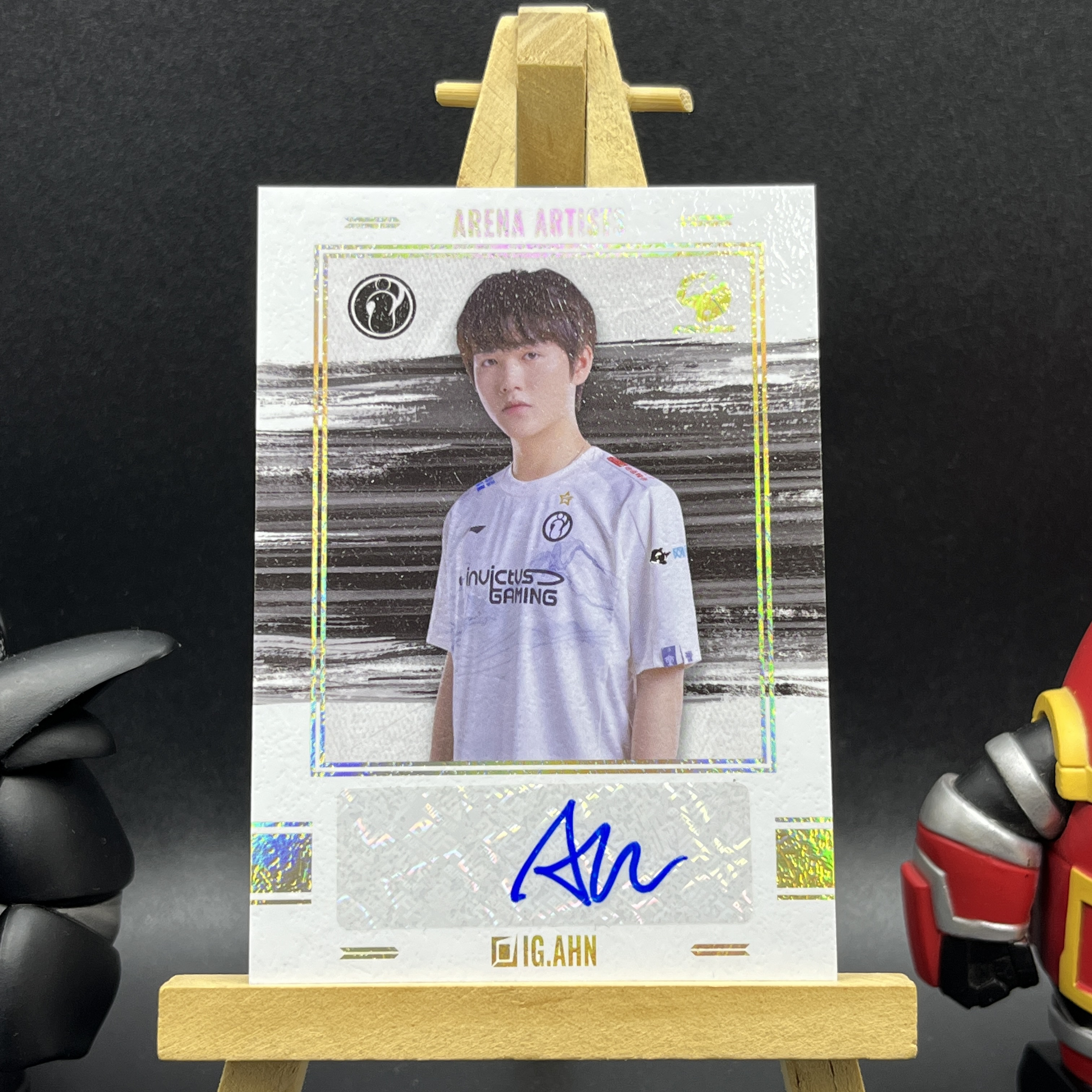 【KabuDa不累计】2024 Buffun 不凡玩品 英雄联盟 赛场艺术家 LPL 选手卡 IG Ahn 15编 浮光金 单人签字卡 东离