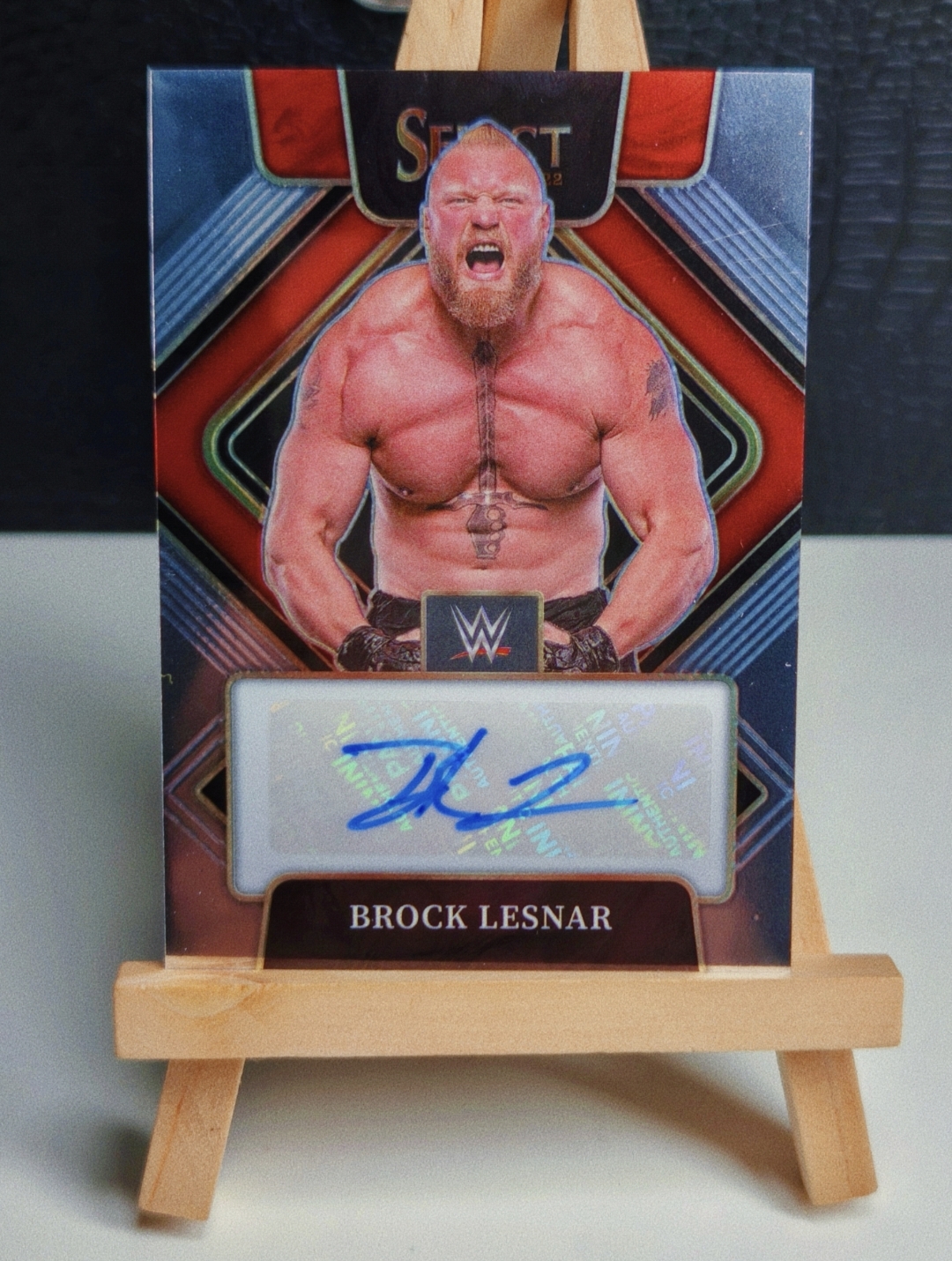 2022 Panini Select Brock Lesnar WWE 布洛克 莱斯纳 大布 半兽人 签字 贴签 少见罕见 卡品如图 可评 psa bgs