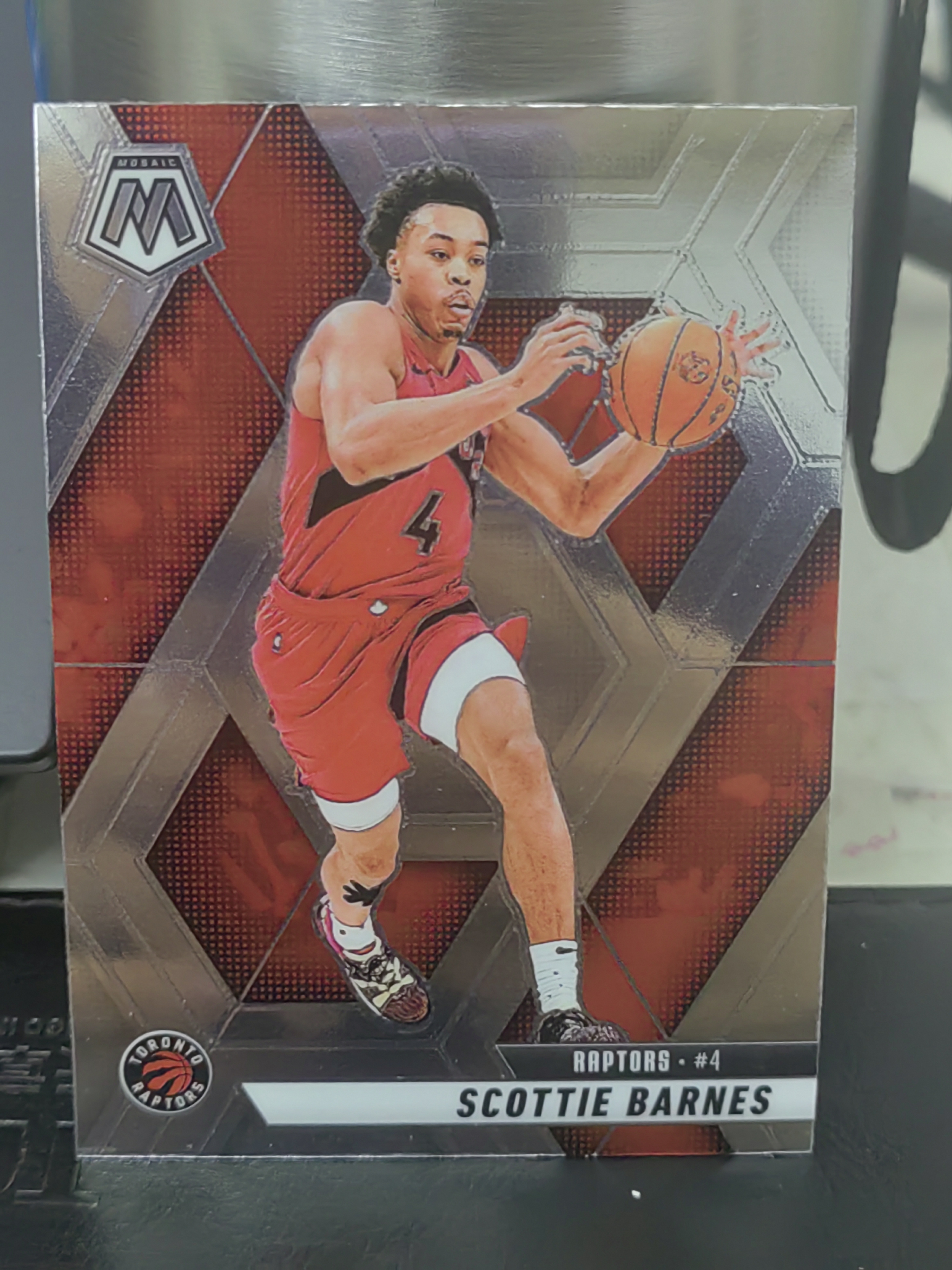 2024-25 Panini Mosaic Scottie Barnes 马赛克 斯科蒂 巴恩斯 猛龙 篮 白边白角 不保卡品 卡品如图