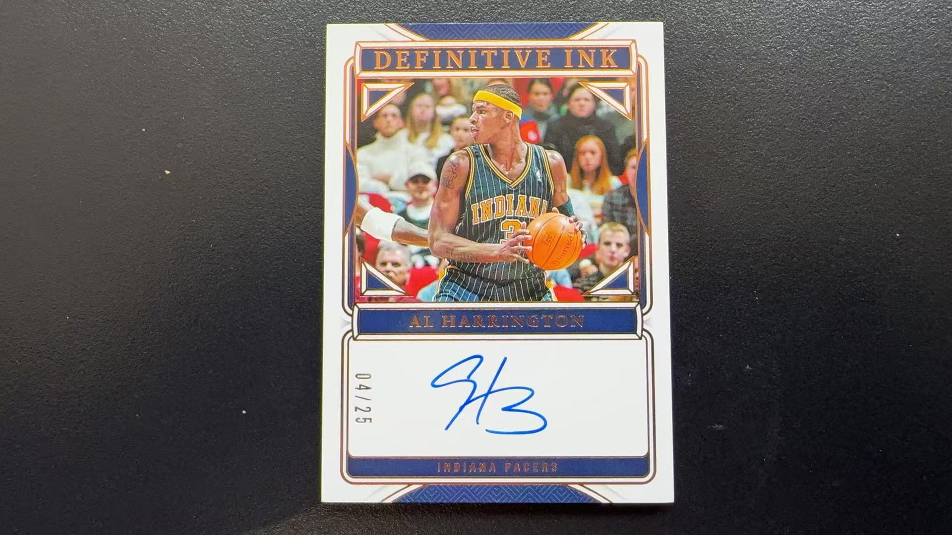 【Pw代卖】2024-25 Panini National Treasures 国宝 Al Harrington 艾尔 哈灵顿 步行者名宿 ink签 卡签 签字 25编 专收必备 卡品如图 萝卜哥