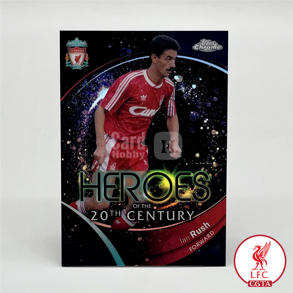 【CGTA /10】2023-24 Topps Chrome Liverpool LFC 利物浦 队盒 伊恩拉什 08/10编 20世纪英雄 黑折base #100 印刷线如图 威尔士 Ian Rush 越秀山2658096 #Atm#