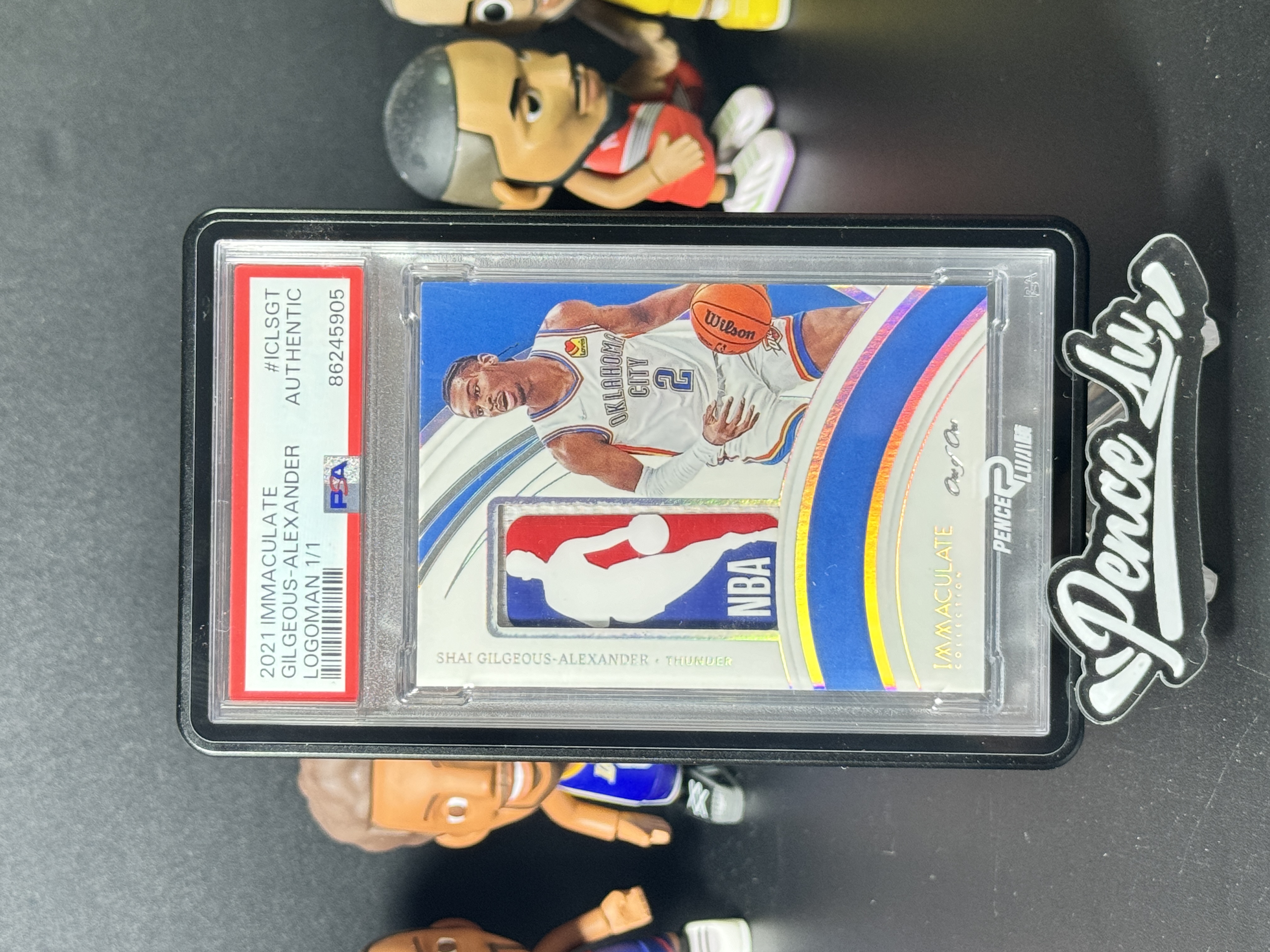 【喷子拍卖】2021-22 panini immaculate Shai Gilgeous-Alexander 雷霆 SGA 亚历山大 一编 logoman 白金闪版 1of1 最有价GU落场球衣 大hit卡 PSA认证 专收必备 SK2