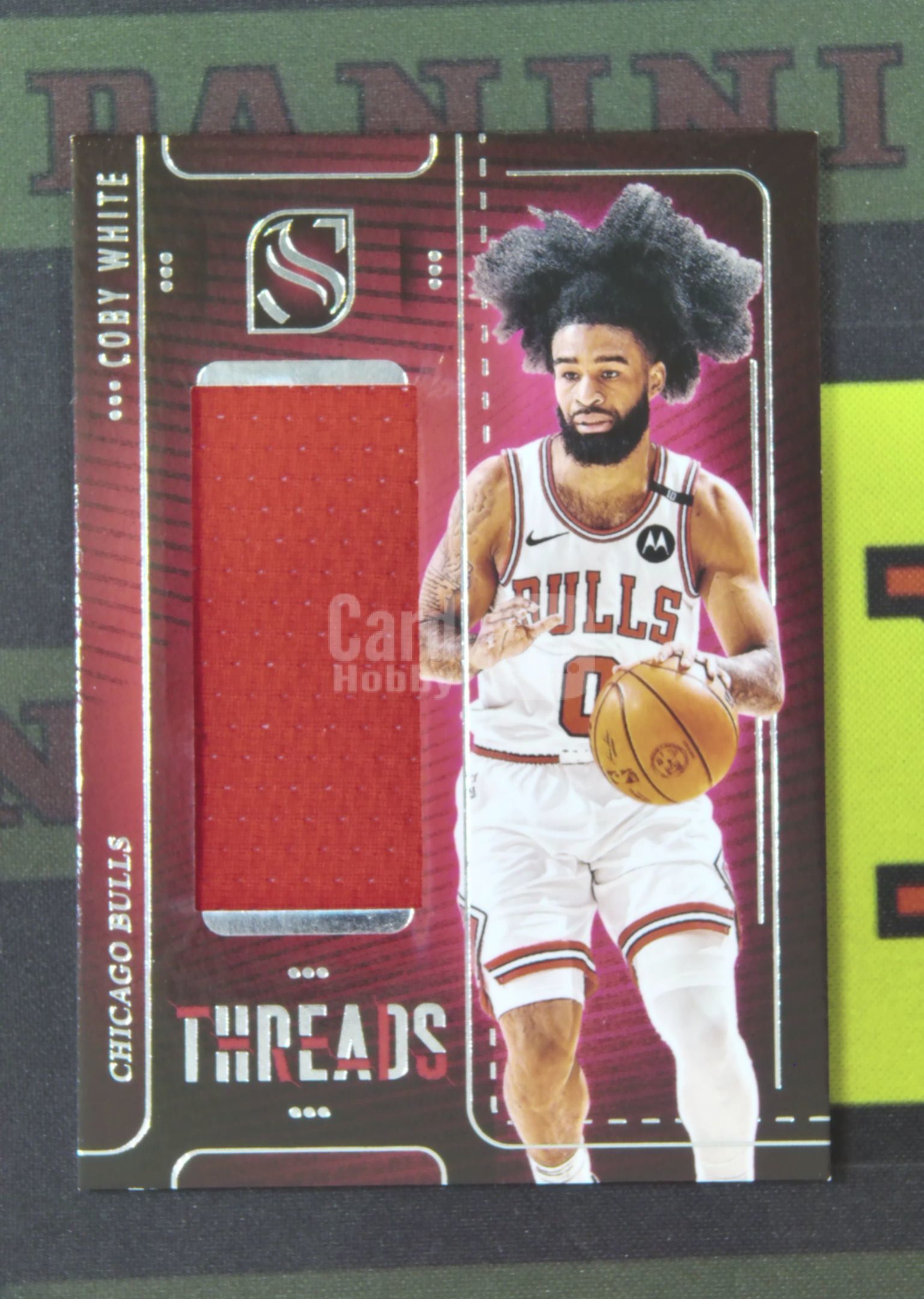 2024-25 Panini Silhouette Coby White Nirvana Project 科比 怀特 公牛 球衣 物料 亲穿 落场 剪影 卡品如图 xu001