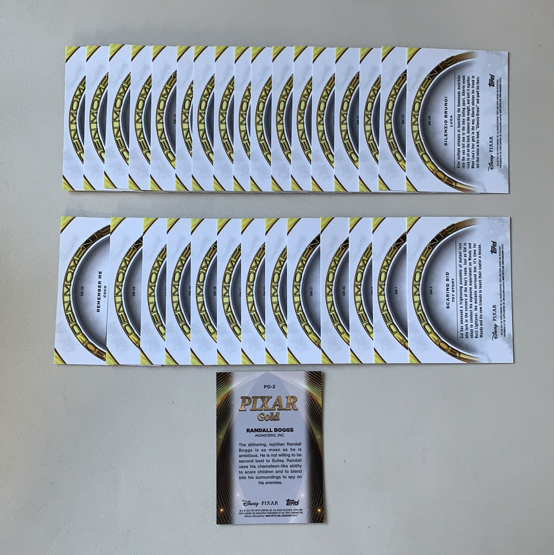 2026 Topps Pixar Gold Disney Golden 迪士尼 Golden Moments特卡 银折 折射 怪兽电力公司 寻梦环游记等 打包 品相如图 凑套必备 Cel
