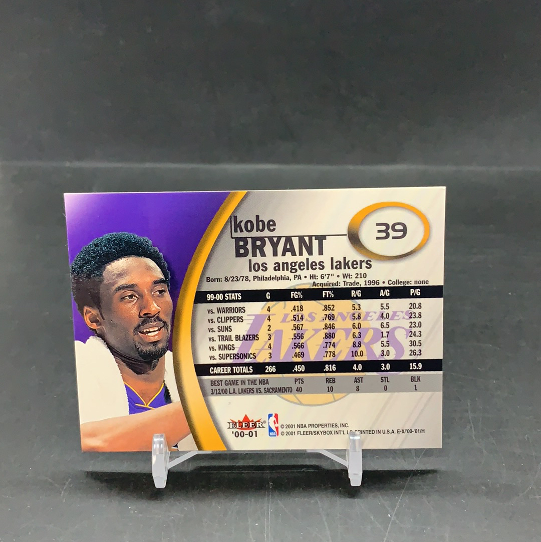 【DC拍卖】11.20. CR7 FLEER E-X 高端系列 经典正反编原型卡 实卡美如画 kobe 名人堂传奇巨星 湖人王朝领军人物 黑曼巴 科比 布莱恩特