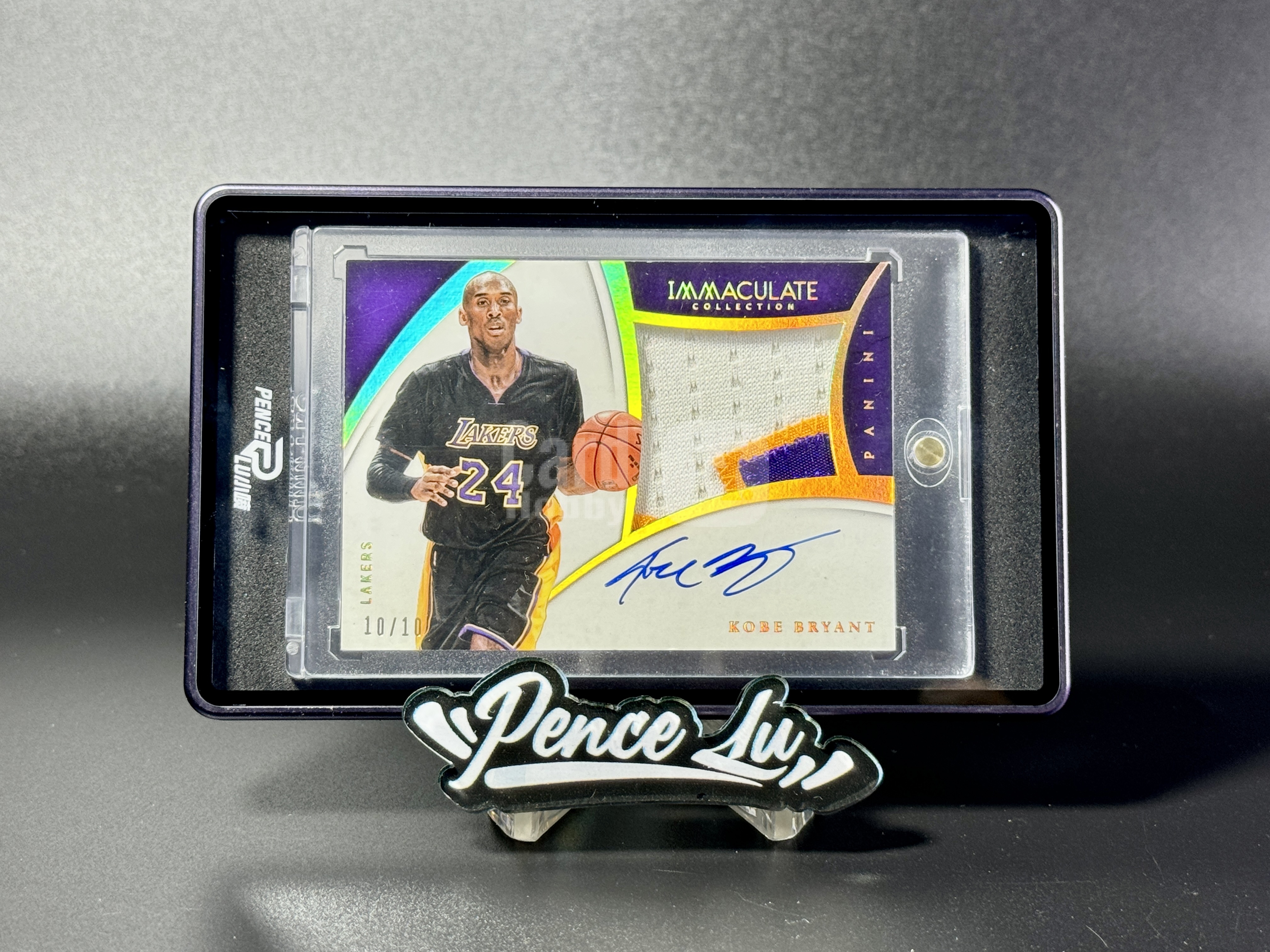 【喷子拍卖】2014-15 Immaculate Kobe Bryant 洛杉矶湖人 科比 布莱恩特 PP premium patch 签字 10编 闪版 尾编 大窗PA 卡签 国家队双同背 切字母GU落场 微瑕看图 送订制壳 APTX