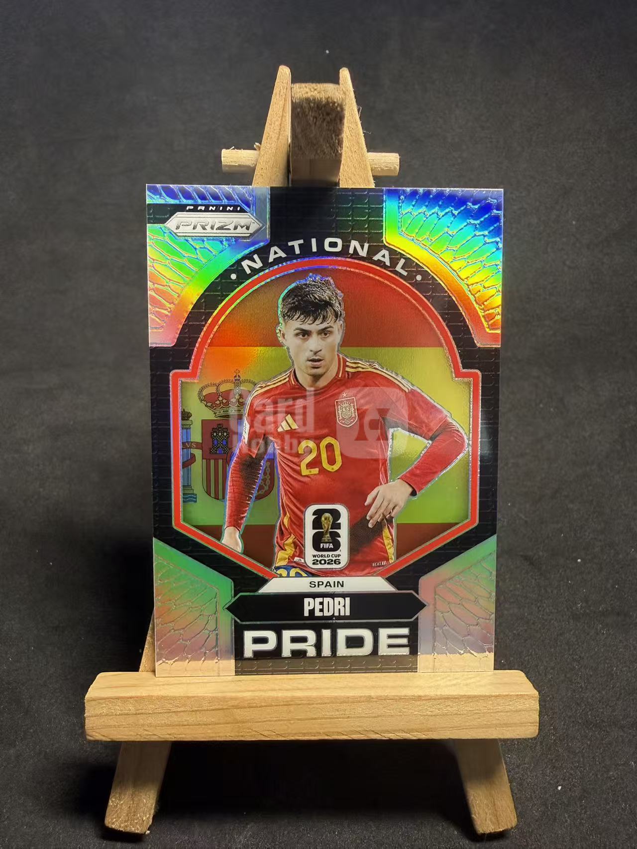 2025-26 Panini Prizm World Cup Pedri 世界杯PZ 国家荣耀特卡 大比例 SSP 折射 西班牙 巴塞罗那 巴萨 苏