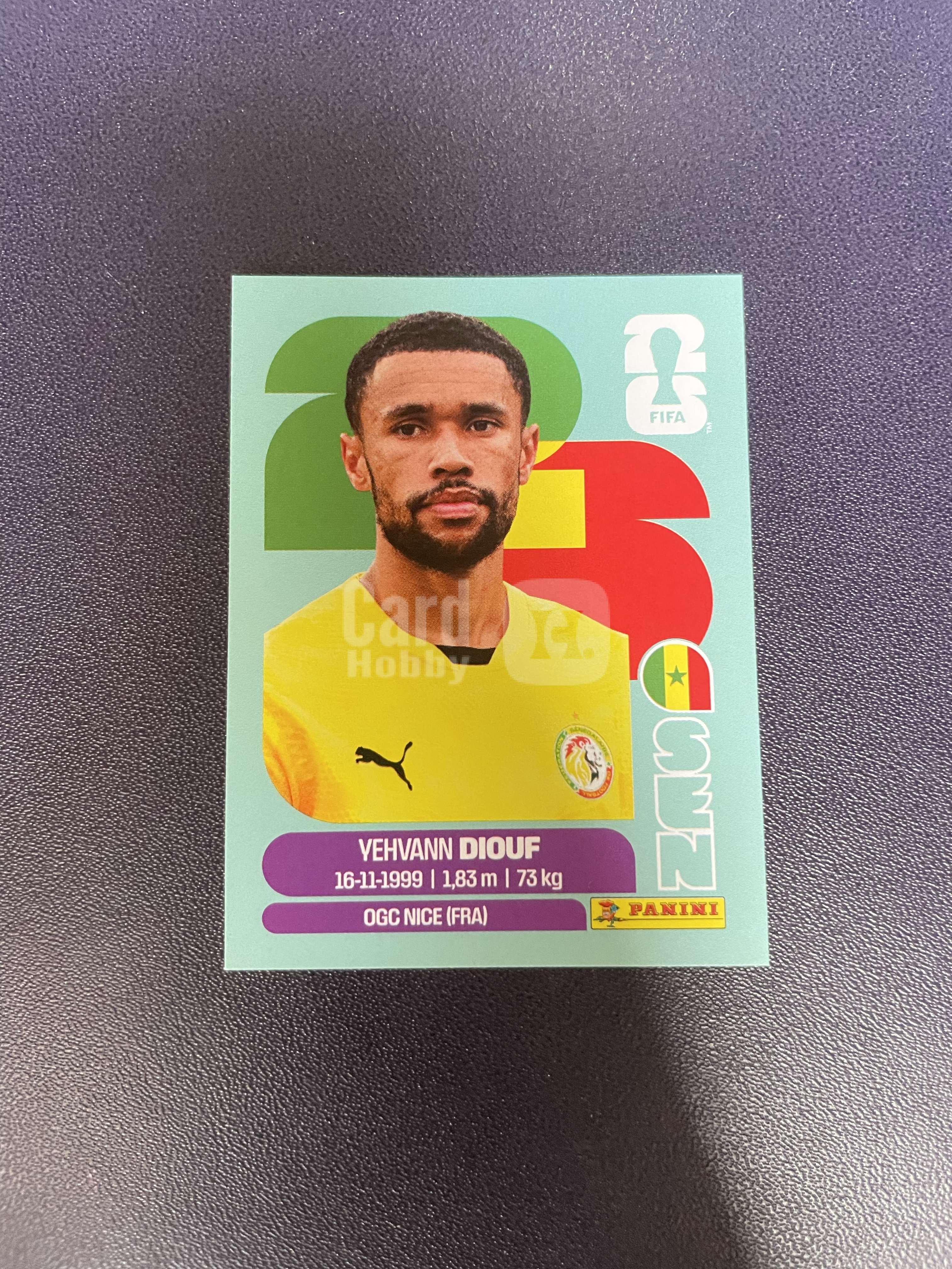 2026 Panini 世界杯 Yehvann Diouf 迪乌夫 塞内加尔 凑套编号SEN3 世界杯 贴纸 世界杯贴纸 卡品不保仅合并当天 大博