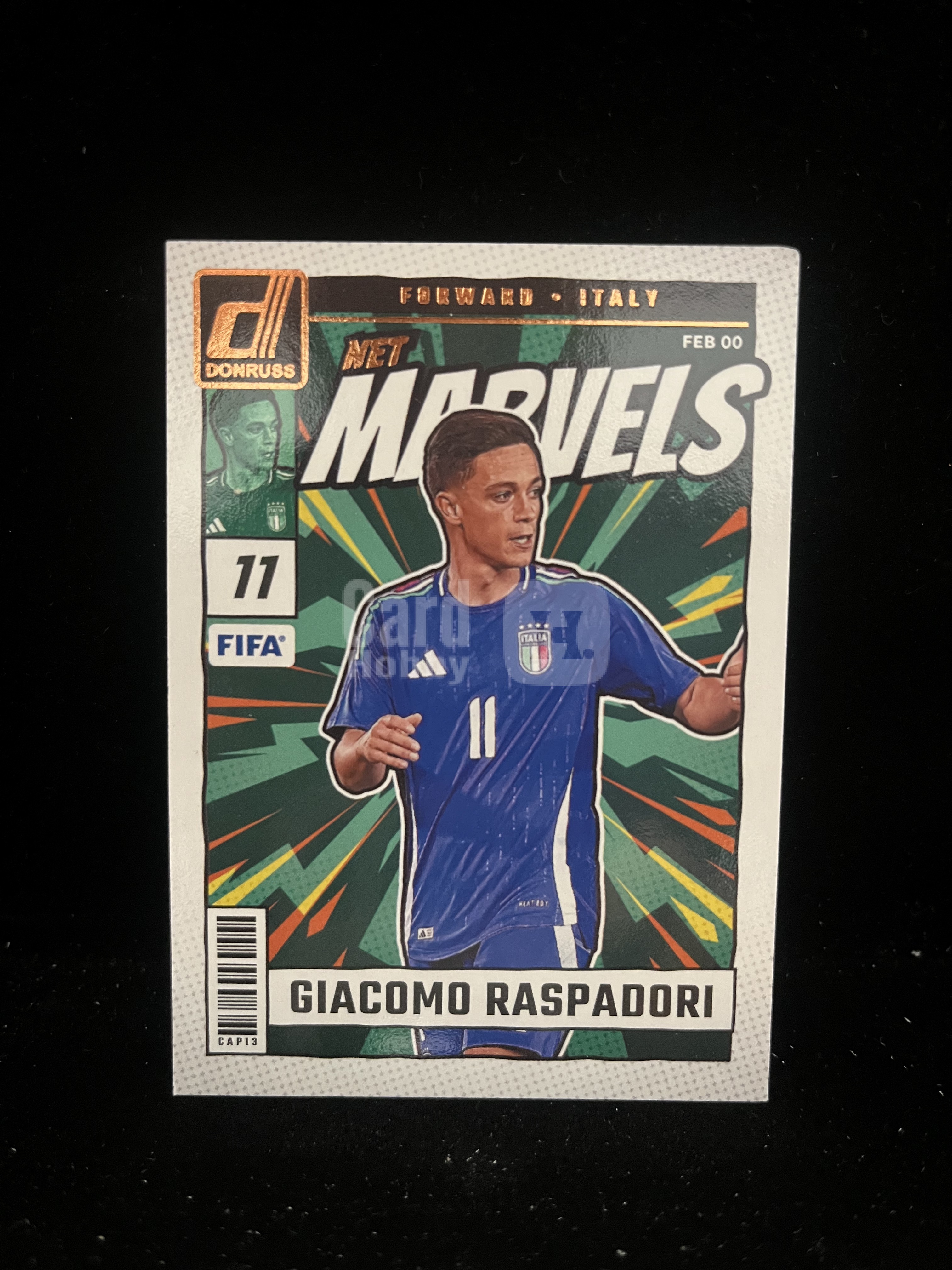 免费代拍 2024 Donruss FIFA 拉斯帕多里 Giacomo Raspadori 卡品如图#G181
