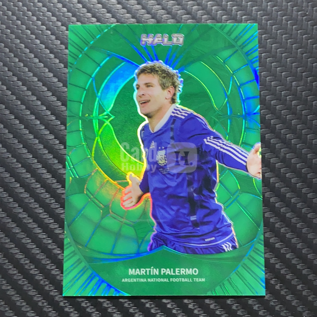 【小牛代拍】2025 HEROCK HALO MARTIN PALERMO 足球 世界杯 阿根廷战队 球星卡 马丁·帕勒莫 绿折 74/75编 卡品如图(男)