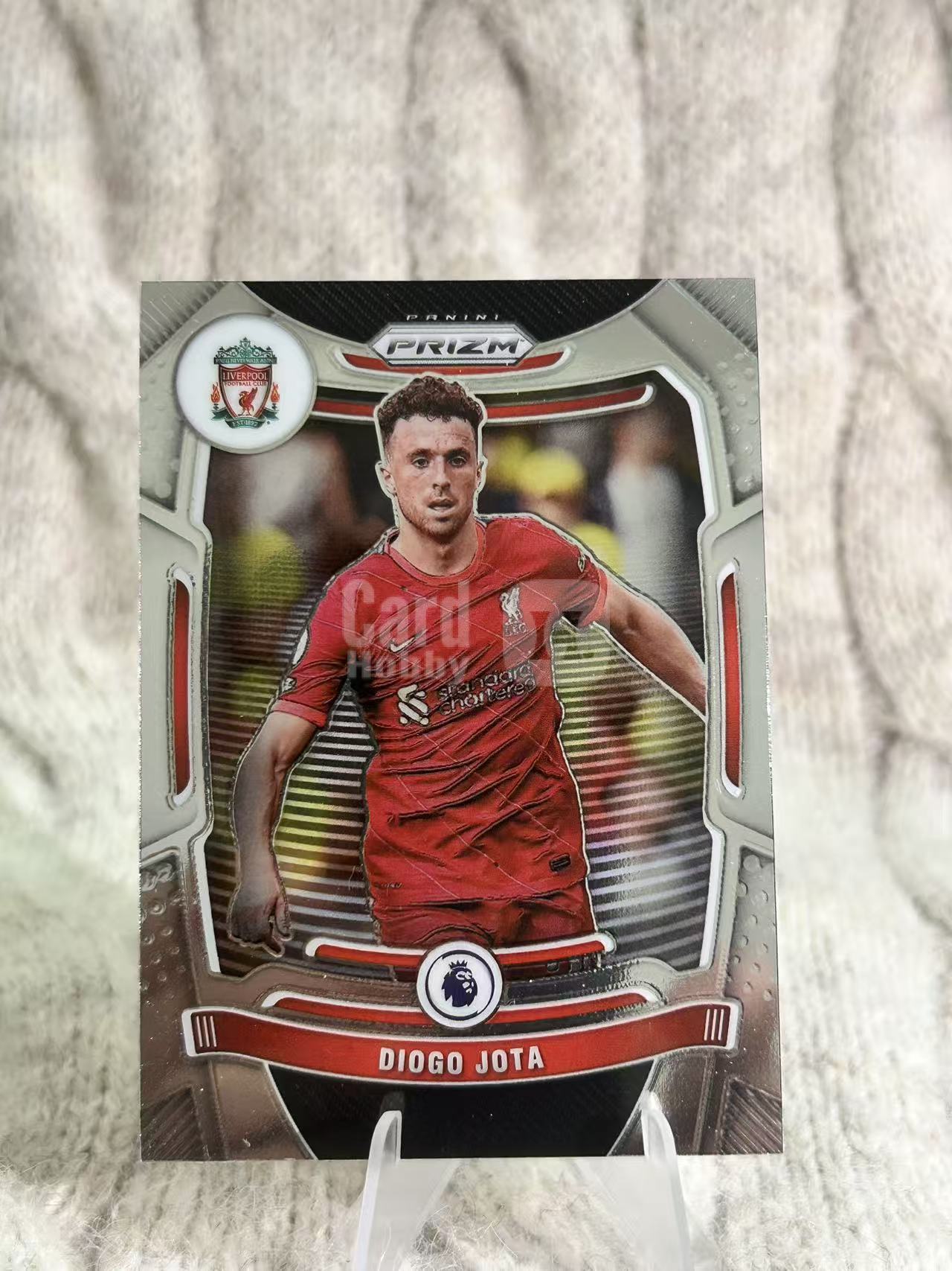 2021-22 Panini Prizm 英超 Diogo Jota 迪奥戈・若塔,若塔,效力利物浦,葡萄牙国脚,门前终结能力强,擅长穿插跑位