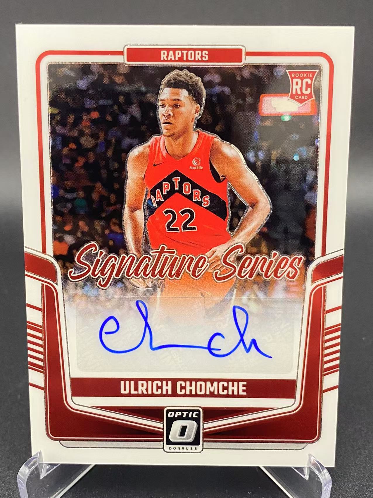 2024-25 【六六代卖 预付快速回款】 Optic Ulrich Chomche RC 乔姆彻 猛龙 新秀 签字(水牛)