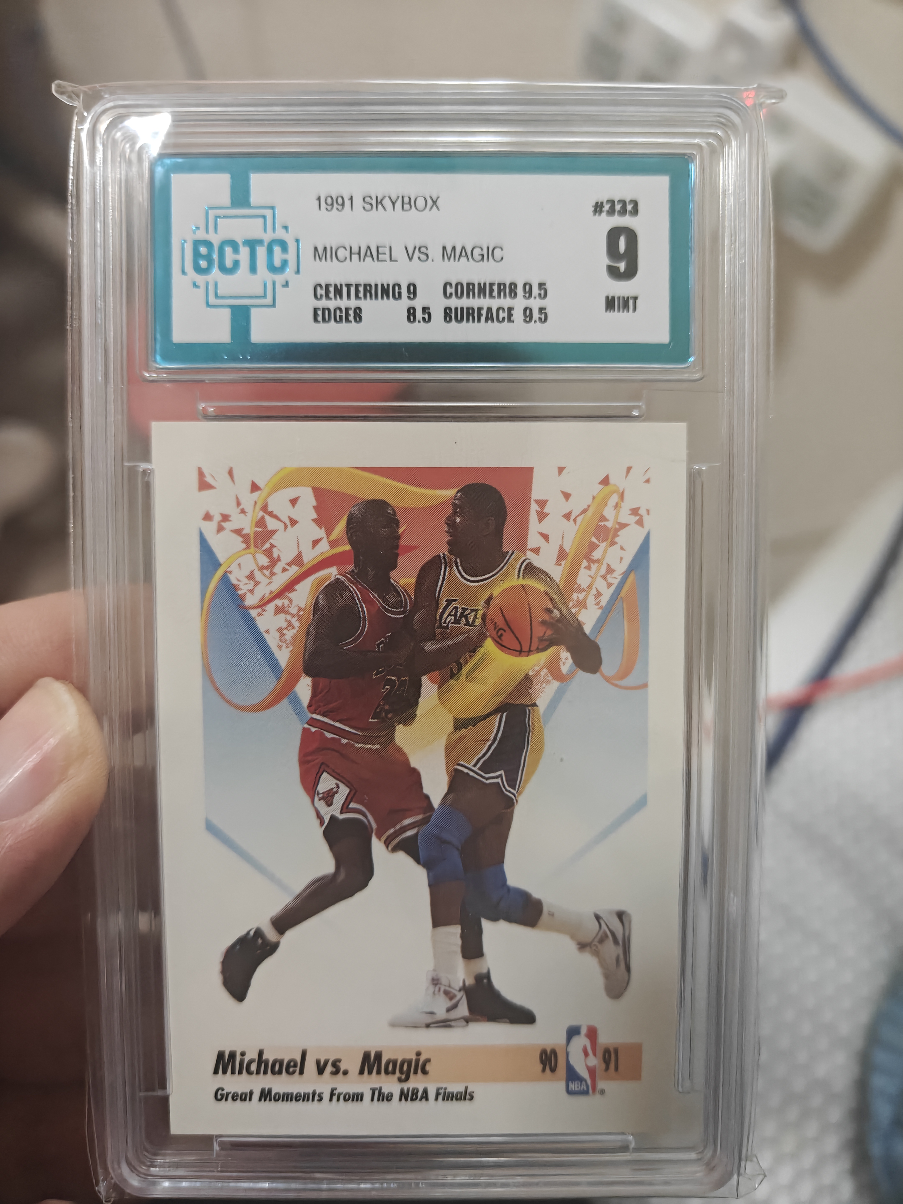 1984-85 SkyBox SkyBox Michael Jordan #307 BCTC9 公牛 乔丹 迈克尔乔丹 约翰逊 篮球之神 魔术师 迈克尔