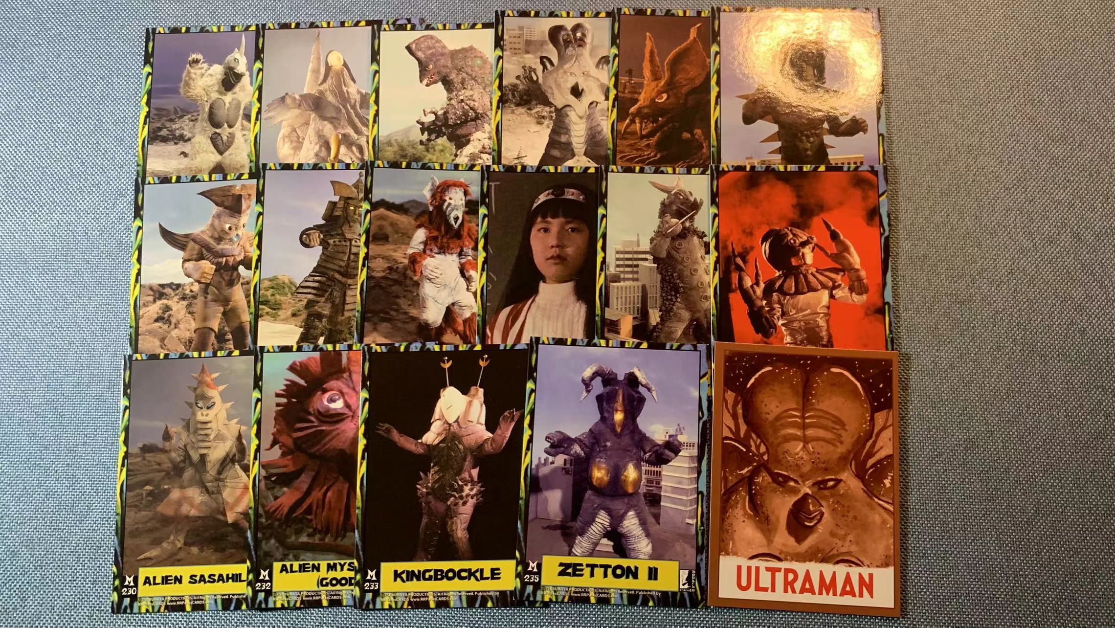 (詹叔代拍)RRParks 奥特曼 Ultraman 手绘特卡 Limited Edition 印刷制卡 圆谷社授权 官方正版 一图打包 卡品如图 顺丰寄付