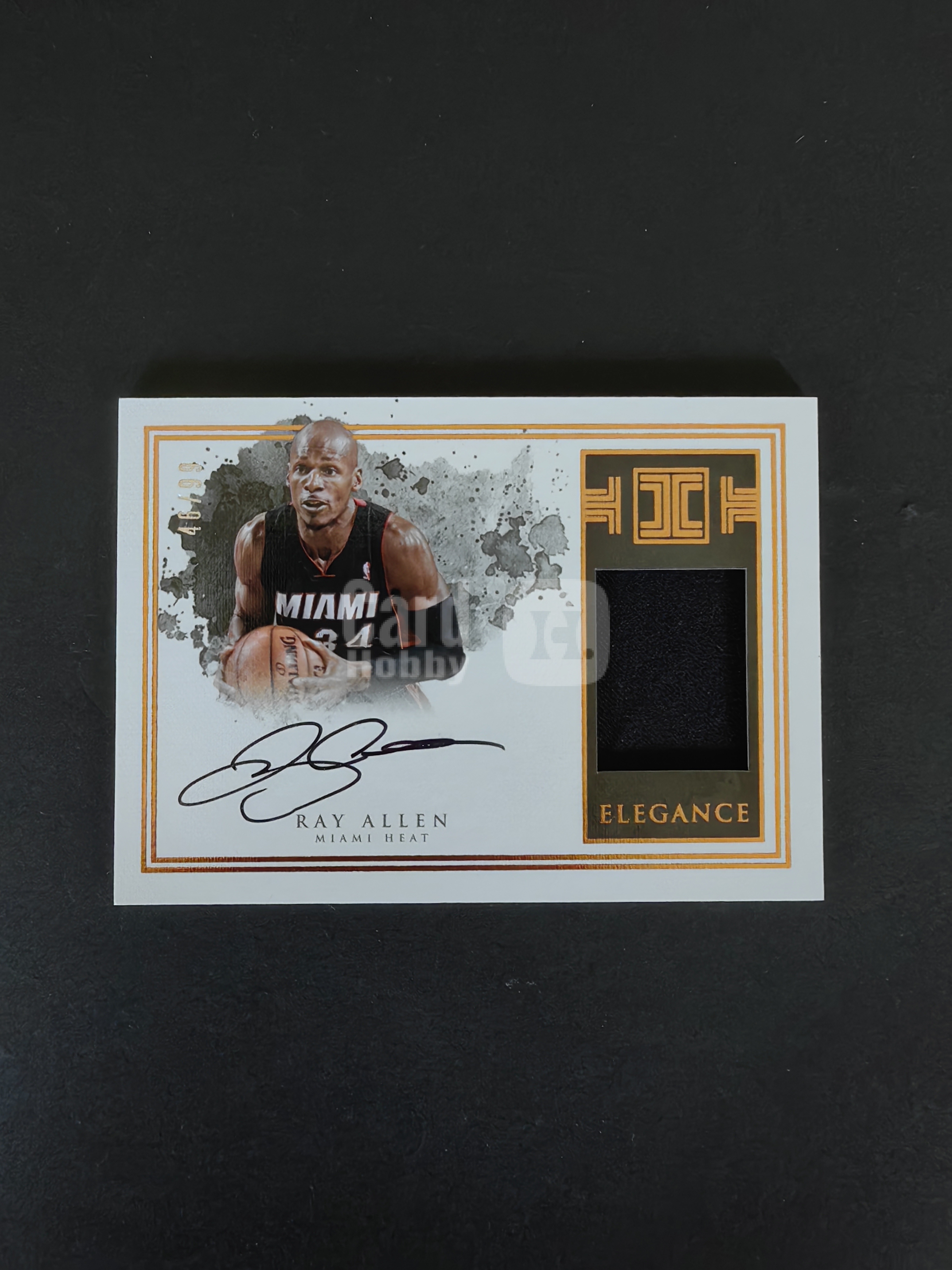 2016-17 Panini Impeccable Ray Allen #ER-RA 小真金 雷阿伦 物料 签字 46/99编 卡品如图