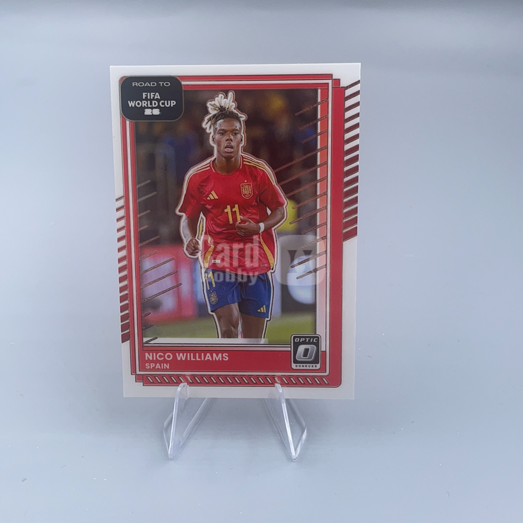 2025-26 Panini Donruss Nico Williams 【顺丰速运 只合并不累计】杜蕾斯 美加墨世界杯 卡品如图 西班牙 威廉姆斯 Z6