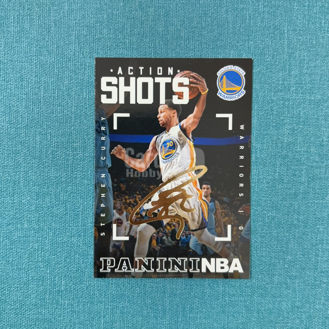 2015-16 Panini Stephen Curry 斯蒂芬 库里 签字 印签 Action Shots 勇士 卡品如图 GGE
