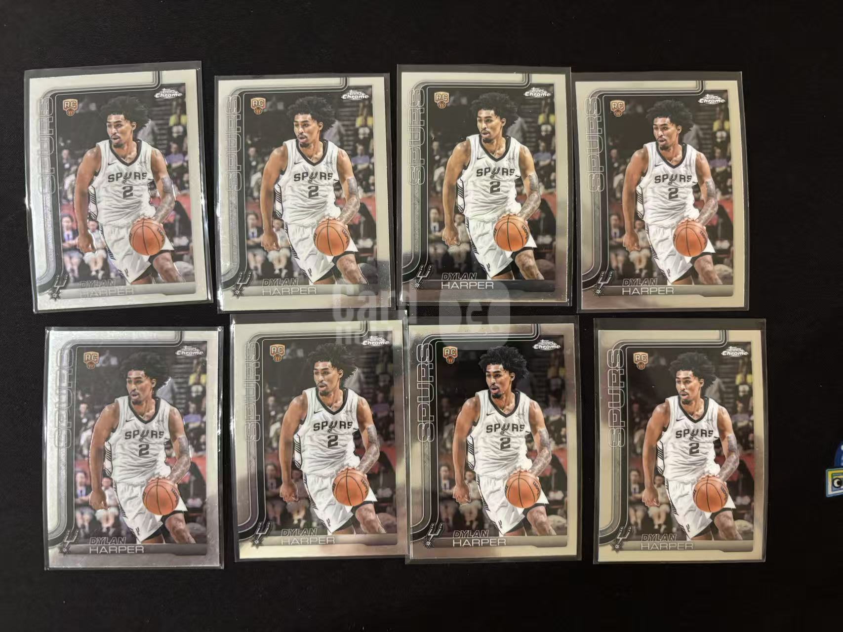 【星辰】2026 TOPPS CHROME系列 迪伦 哈珀 BASE RC 新秀 DYLAN HAPPER 马刺队 8张打包 不包卡品 LOT2