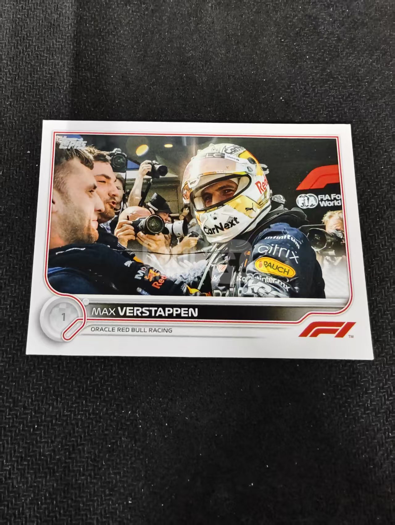 2022 Topps Chrome F1 Max Verstappen 维斯塔潘 红牛 划痕 边角瑕疵 @4