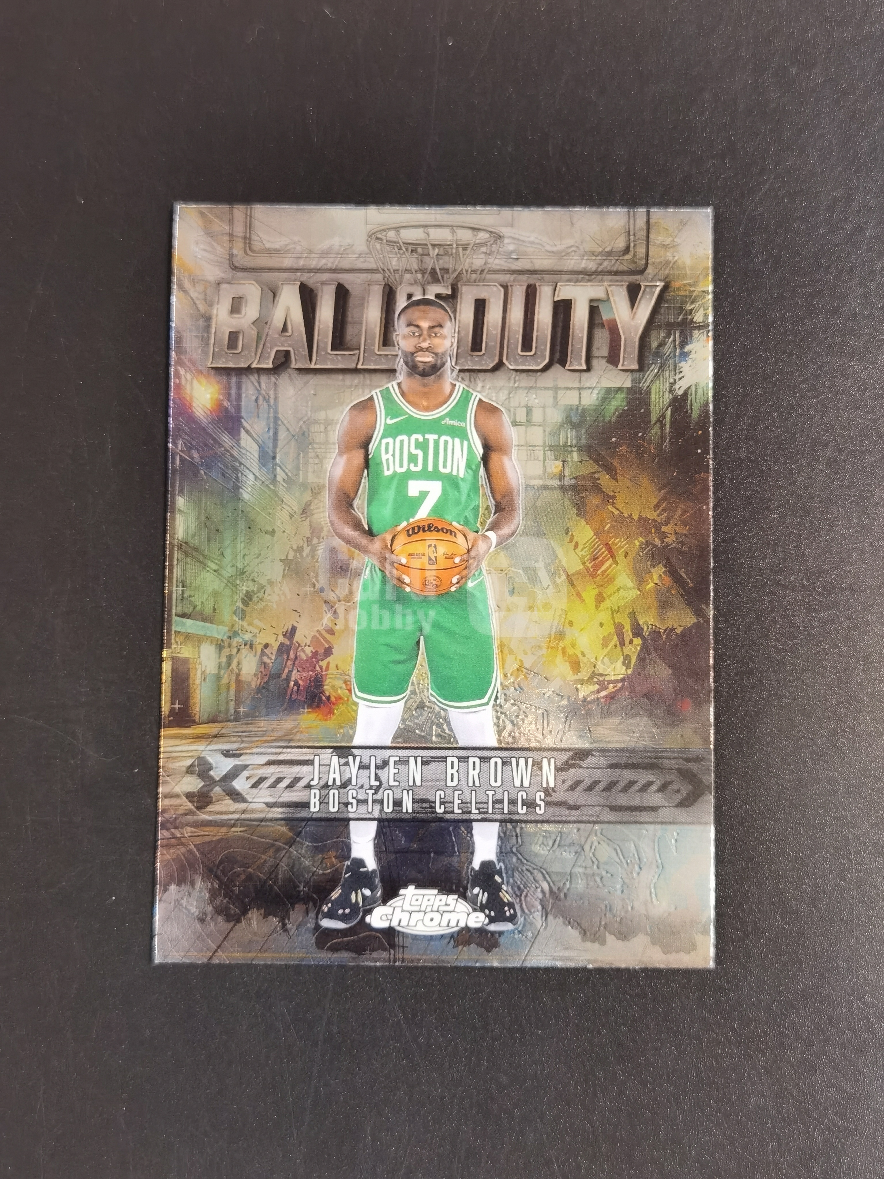 2025 Topps Chrome Jaylen Brown Ball of duty特卡 杰伦 布朗 卡品如图 专收必备