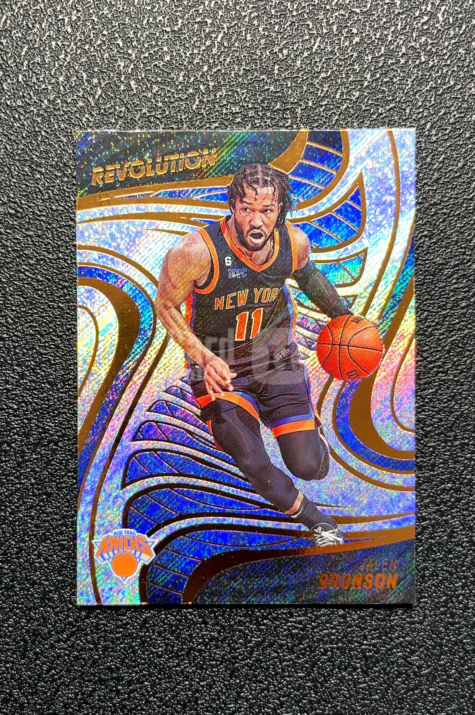 【岛屿拍卖】2022 Panini Revolution Jalen Brunson 贾伦·布伦森 银折 折射 卡品如图 高价值 #17 New York Knicks 纽约尼克斯 0003#277
