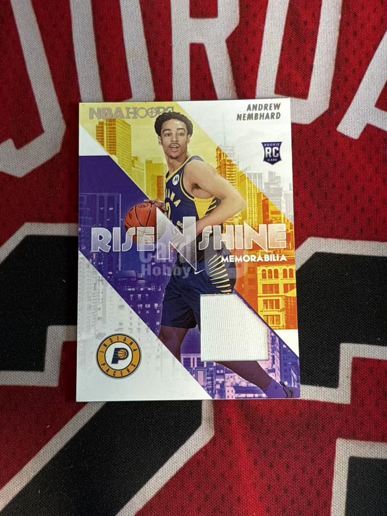 2022-23 PANINI HOOPS ANDREW NEMBHARD 步行者 新秀RC 安德鲁内姆布哈德 新秀球衣物料切割 衣料实物卡 专收凑套必备【烂臭嘴拍卖】