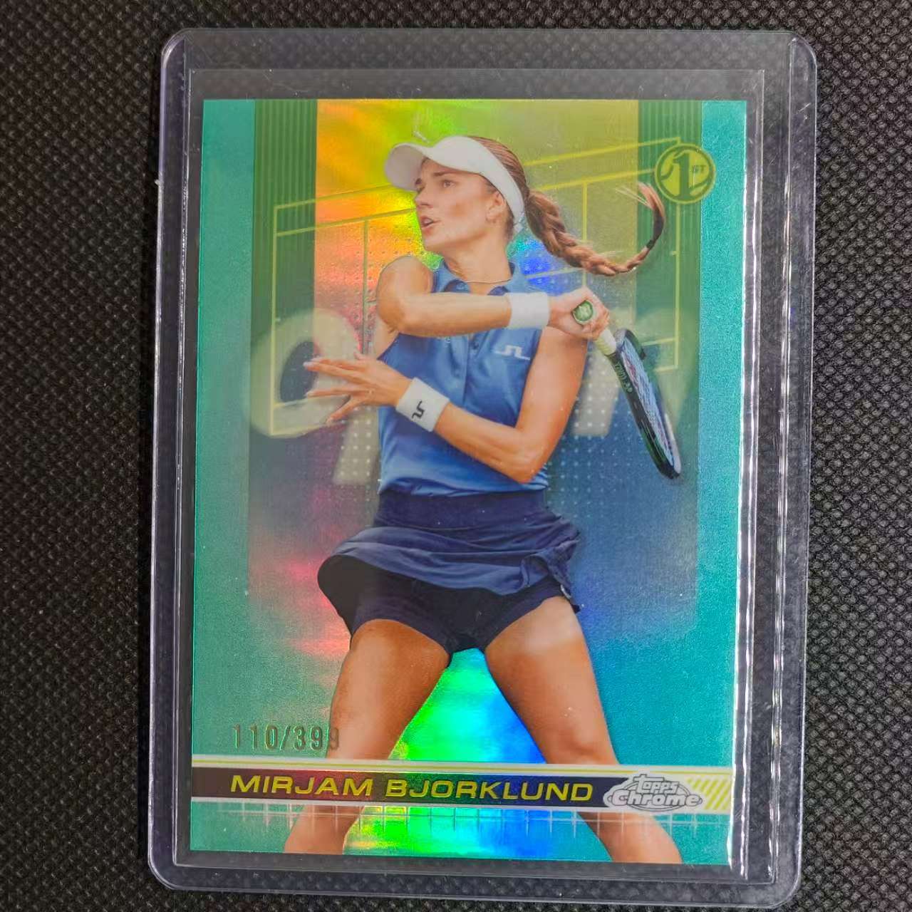 2024 Topps Chrome mirjam bjorklund 团长#网球TC 比约克伦德 青折 110/399编 收藏必备 收藏必备 卡品细节看图