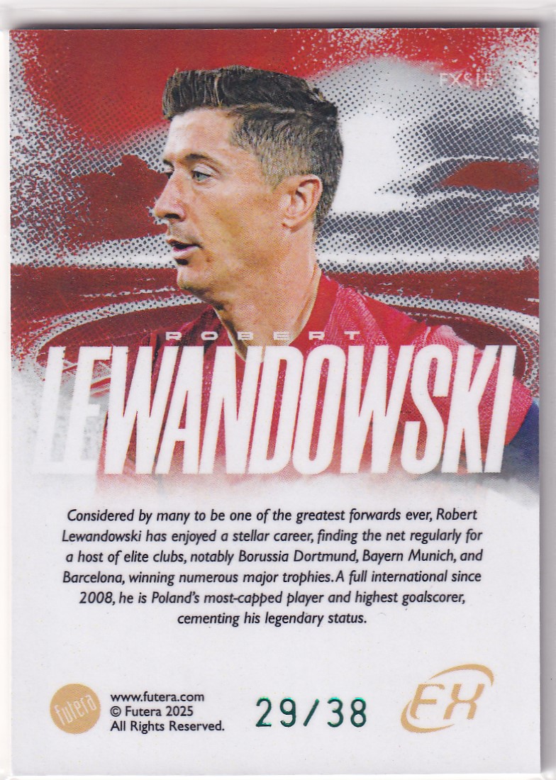 【thebighit】不累计004.2025 Futera FX 福特拉 波兰 莱万多夫斯基 特卡 38编