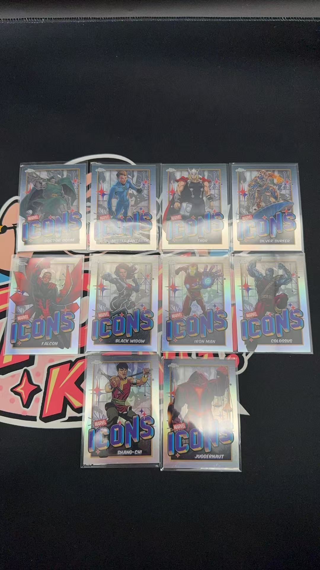 【玩具坑】2025 Topps Chrome Marvel 全新TC漫威 icons特卡 10张齐套 打包