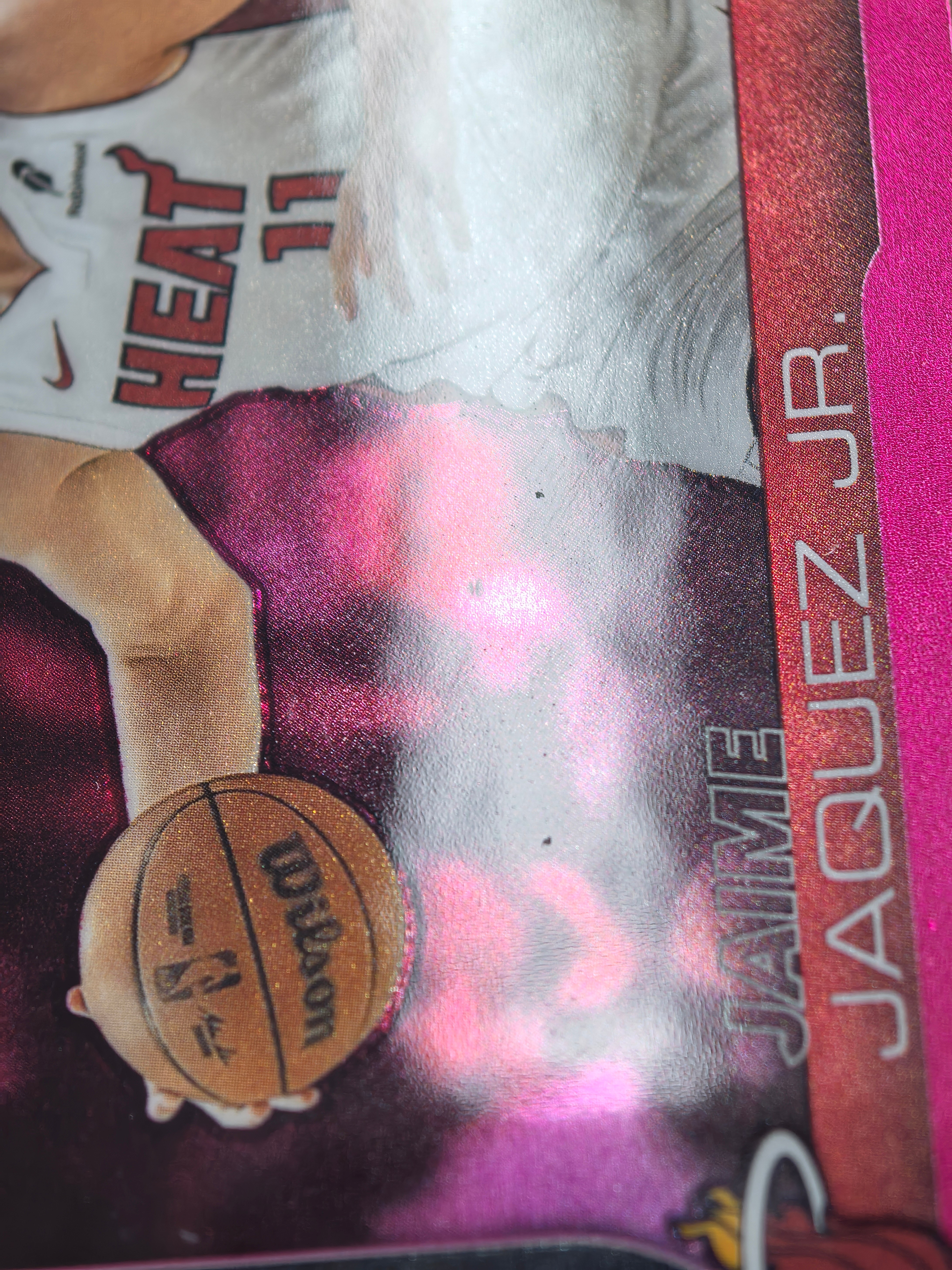 2025 Topps Chrome Jaime Jaquez Jr. 热火 小海梅哈克斯 233/399编 粉折 折射 微瑕 实卡精美 卡品如图 收藏必入 七哥