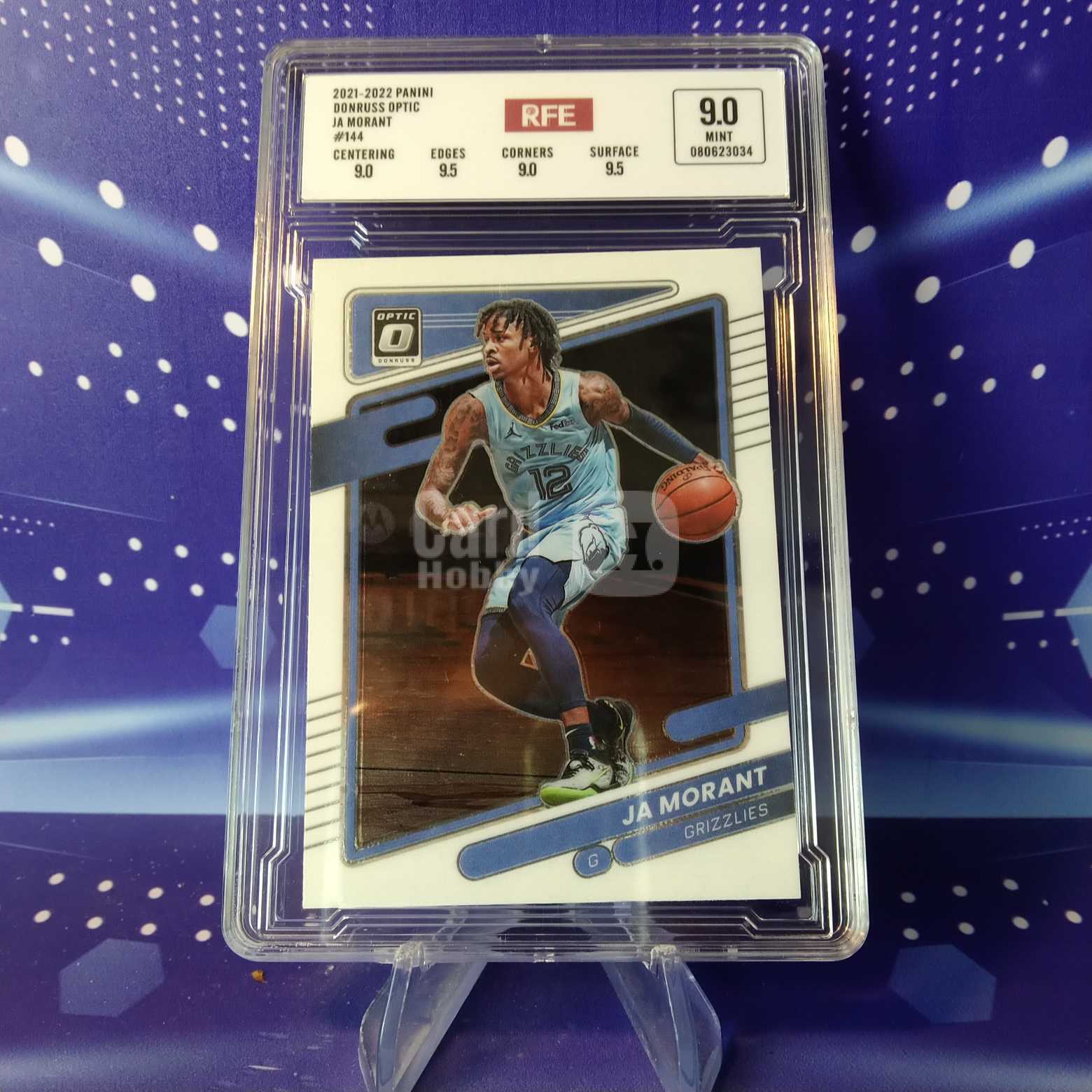 2021-22 Panini Donruss 莫兰特 评级卡 灰熊 实卡精美稀有 品质保障 投资收藏必备 保值回购 详情见说明 【蓝色星球】