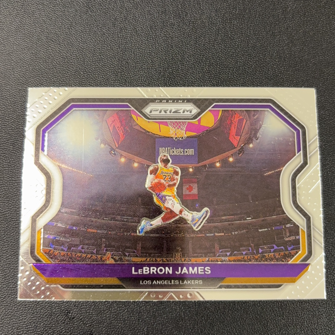 2020-21 panini prizm LeBron James 湖人 勒布朗 詹姆斯 老詹 詹皇 剪刀脚 专收必备 瑕疵看图 第二张 东契奇 sga 库里 文班亚马 詹姆斯